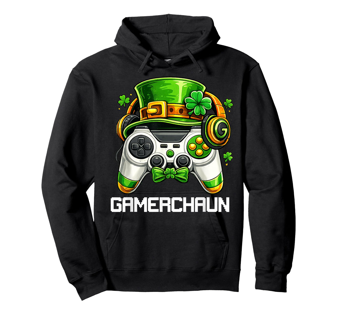 Leprechaun St Patricks Day Game Controller Gamer Boys Kids T-Shirt