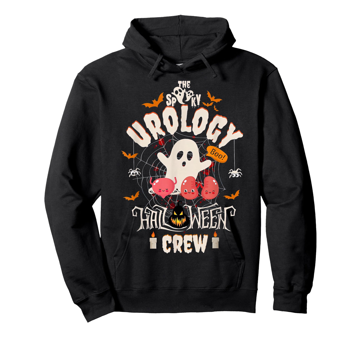 Spooky Urology Halloween Crew Cute Ghost Nurse Student T-Shirt
