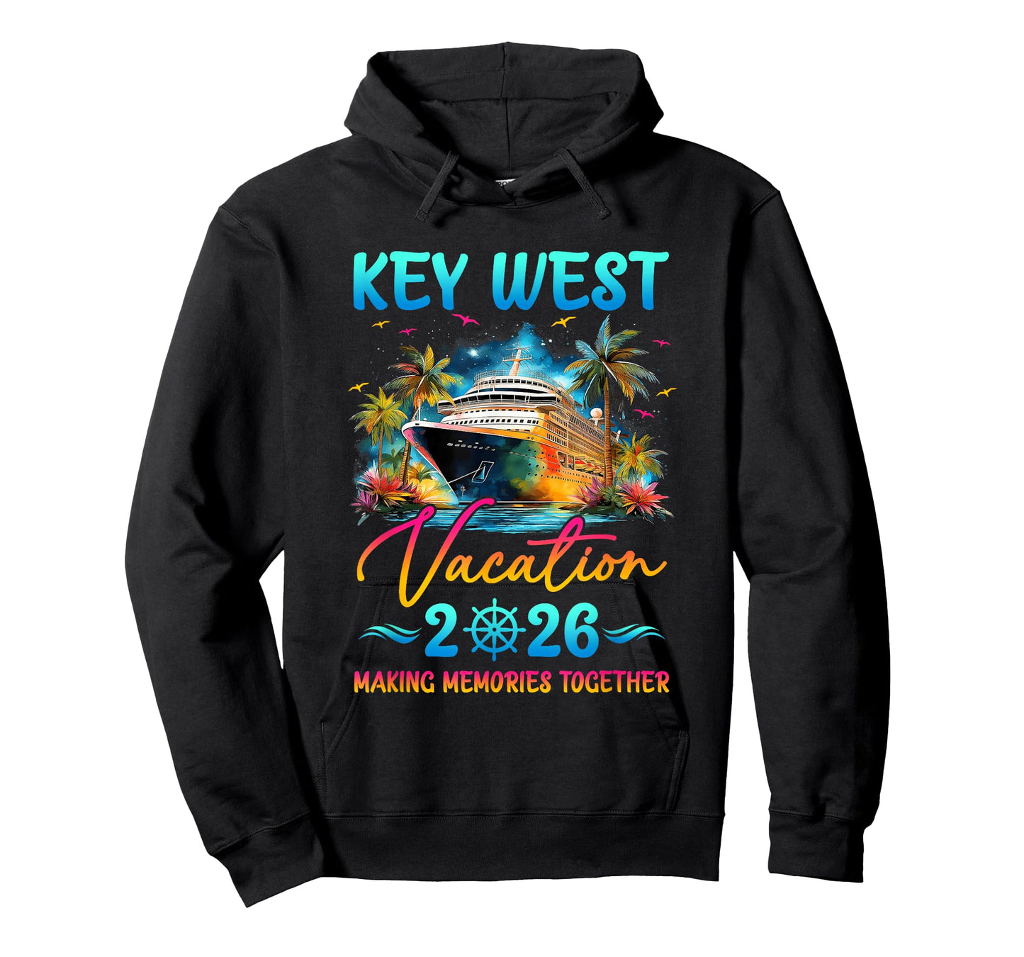 Key West Family Vacation 2026 Matching Group Summer T-Shirt