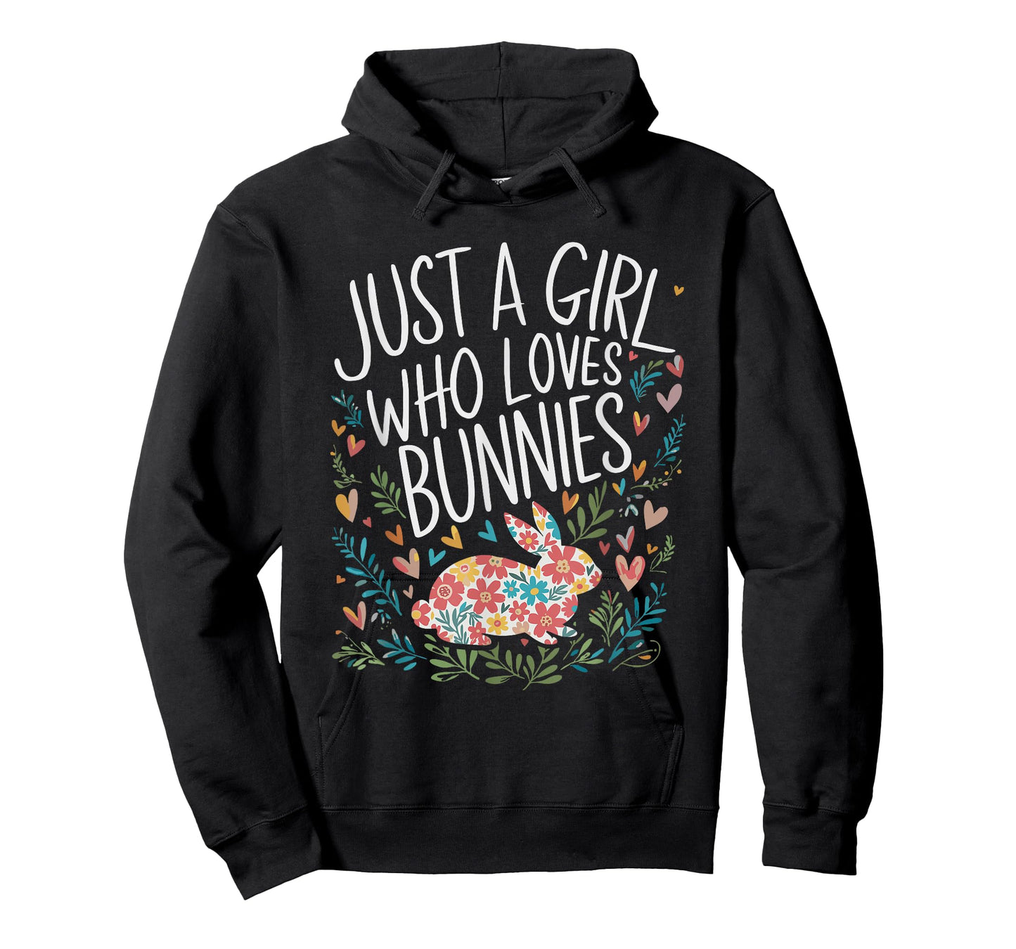 Cute Just A Girl Who Loves Bunnies Men Women Girls T-Shirt