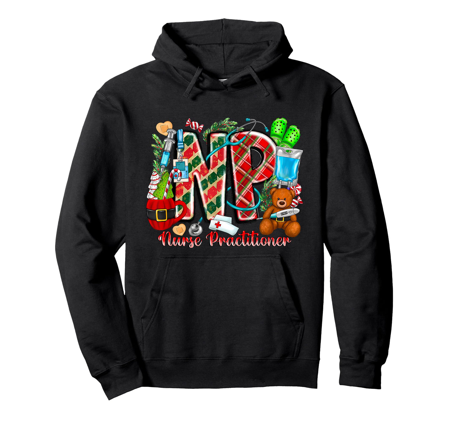Funny Shirt Christmas Np Nurse Practitioner T-Shirt