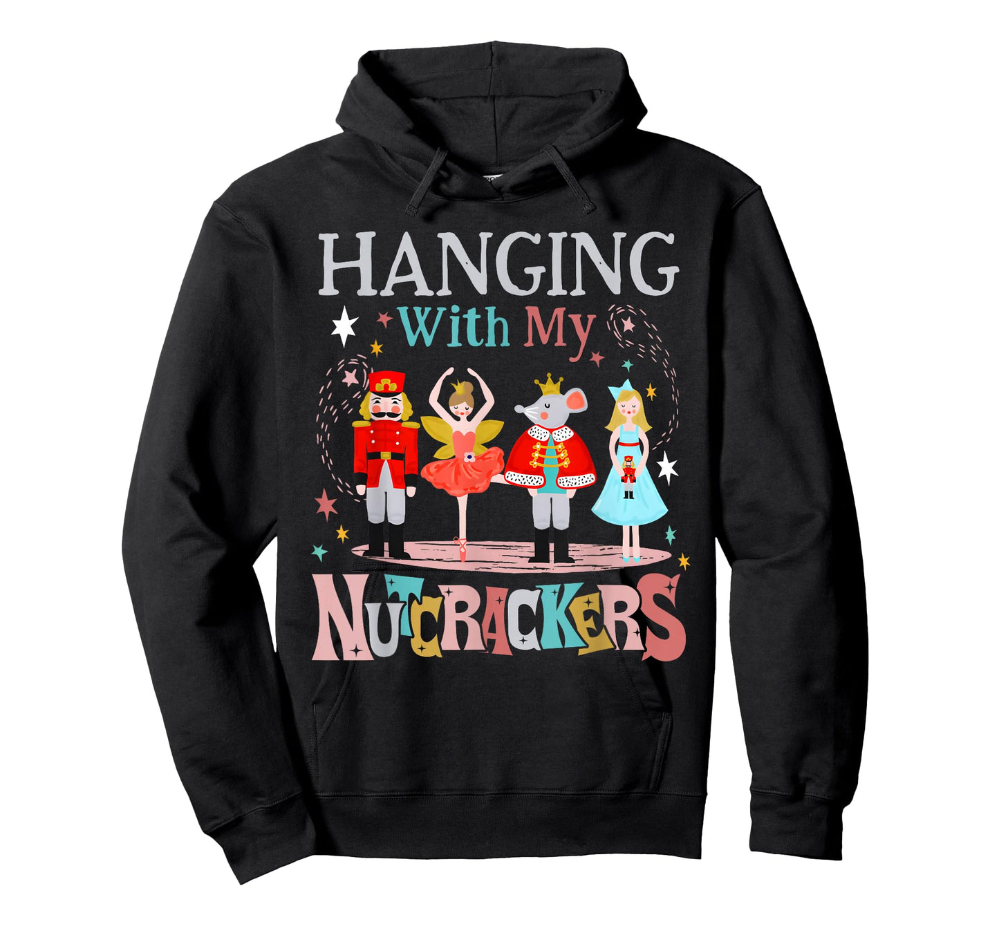 Hanging with My Nutcrackers Squad Christmas Ballet Dance T-Shirt