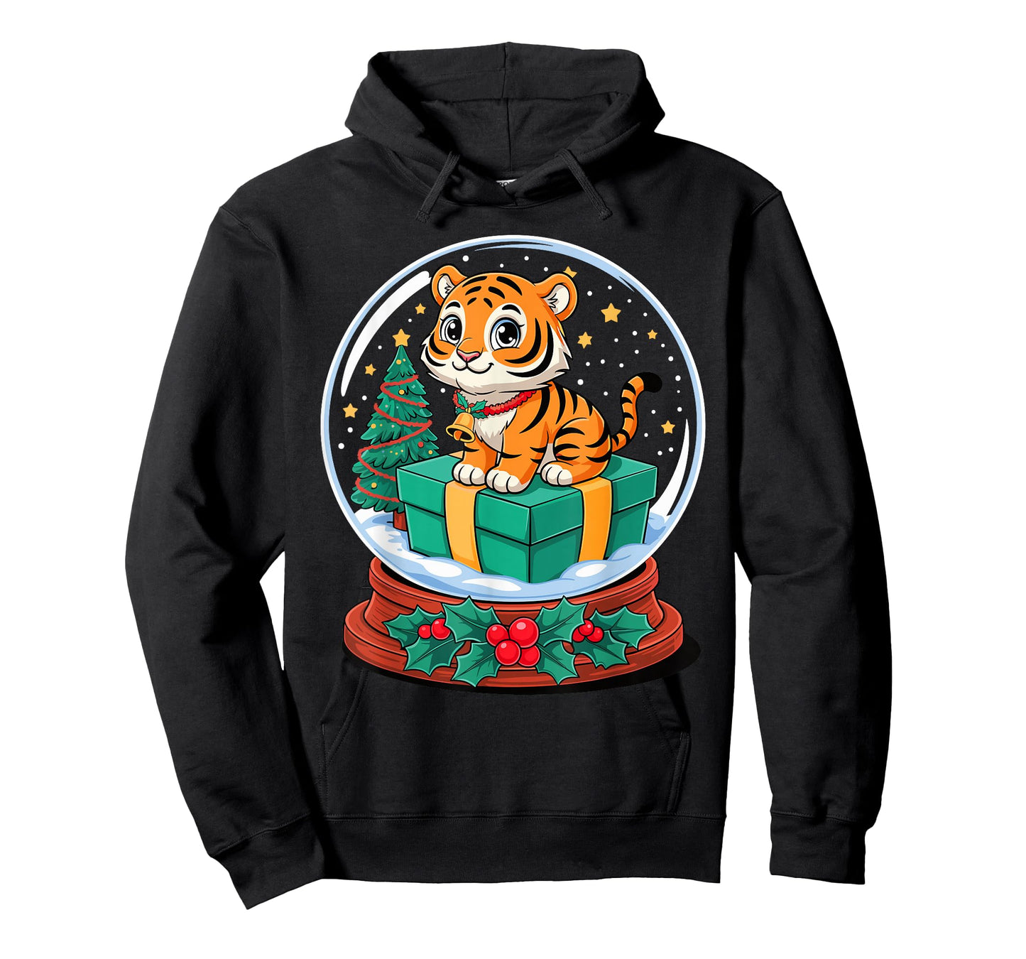 Christmas Snow Globe Tiger X-Mas Tigers T-Shirt