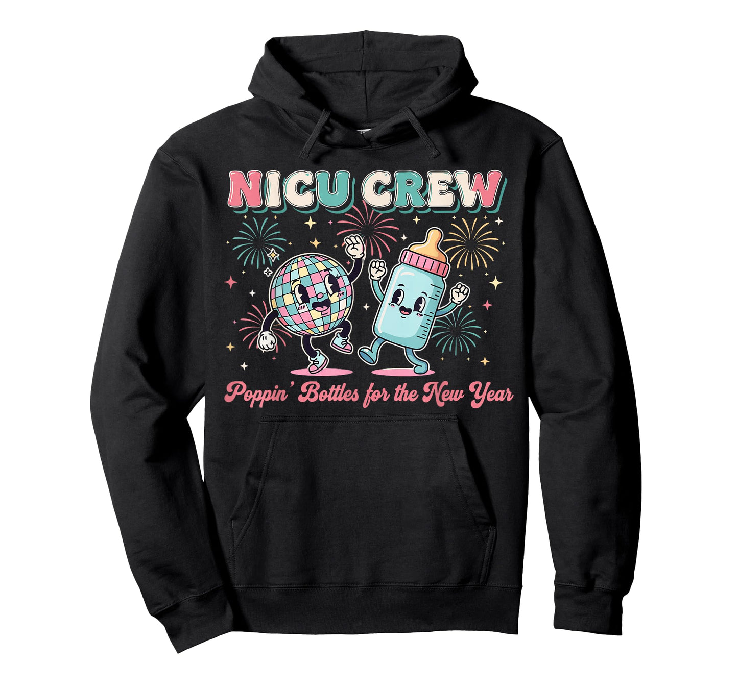 New Years Shirt, Nurse Popping Bottles for The New Year T-Shirt