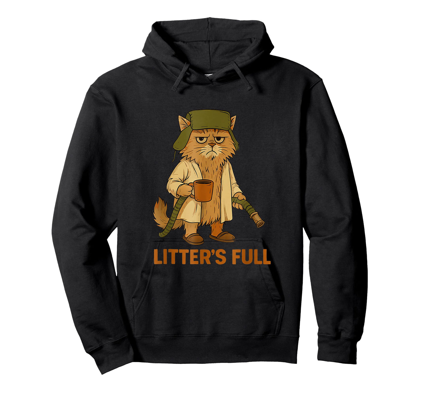 Litter’s Full Funny Cat Lovers Christmas for Men Women Kids T-Shirt