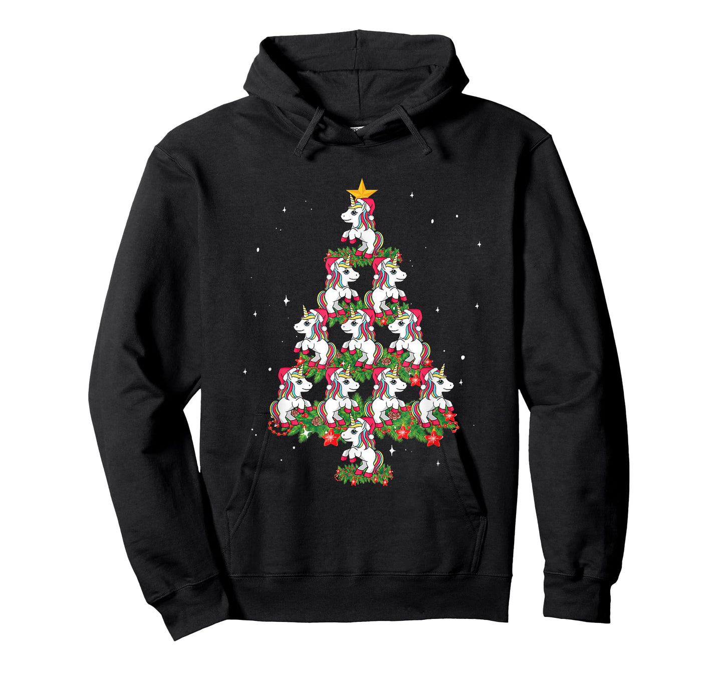 Unicorn Xmas Tree Ornaments Kids Magical Christmas Unicorn T-Shirt