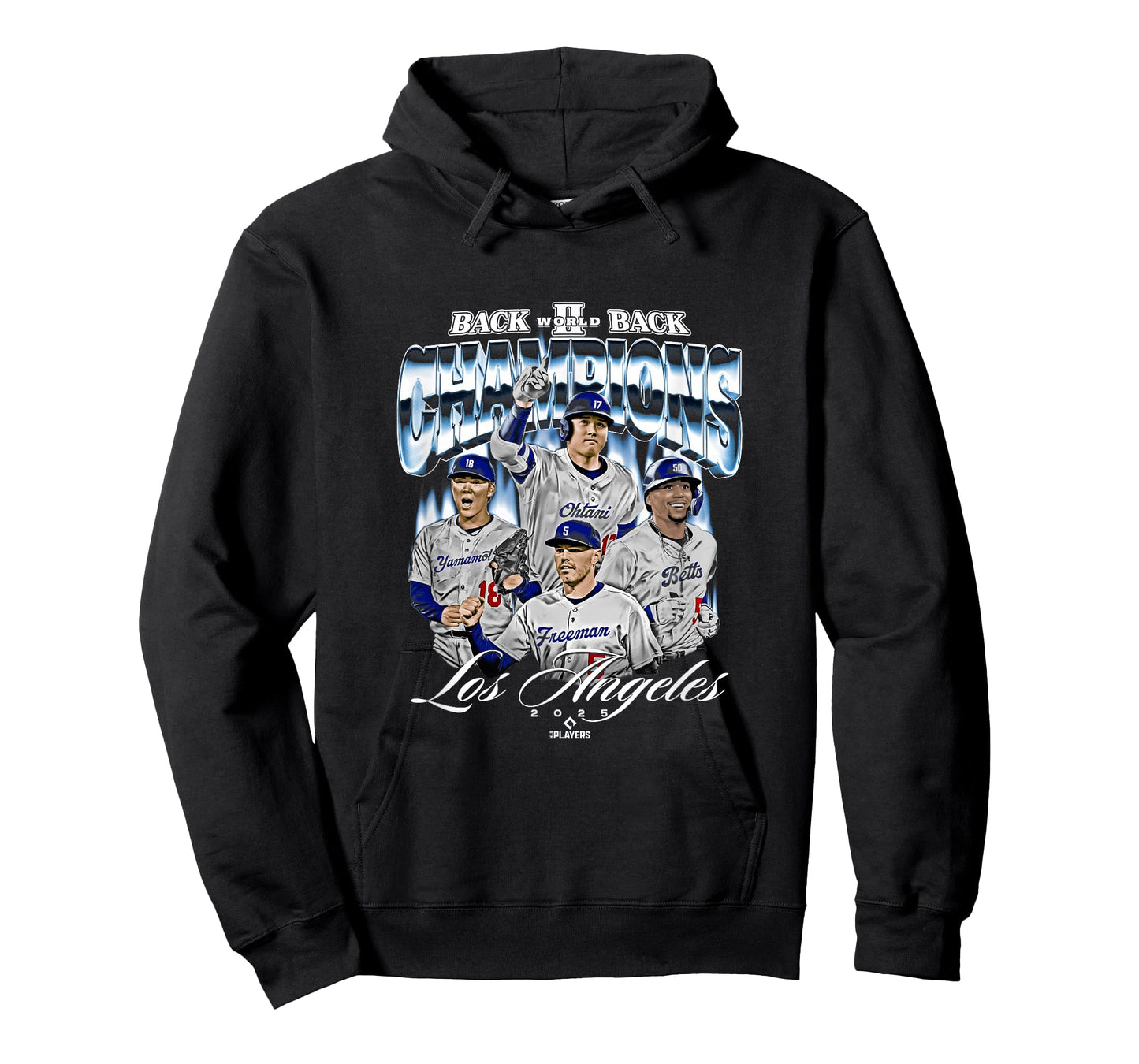 2025 Back to Back World Champions | Los Angeles D LA Series T-Shirt