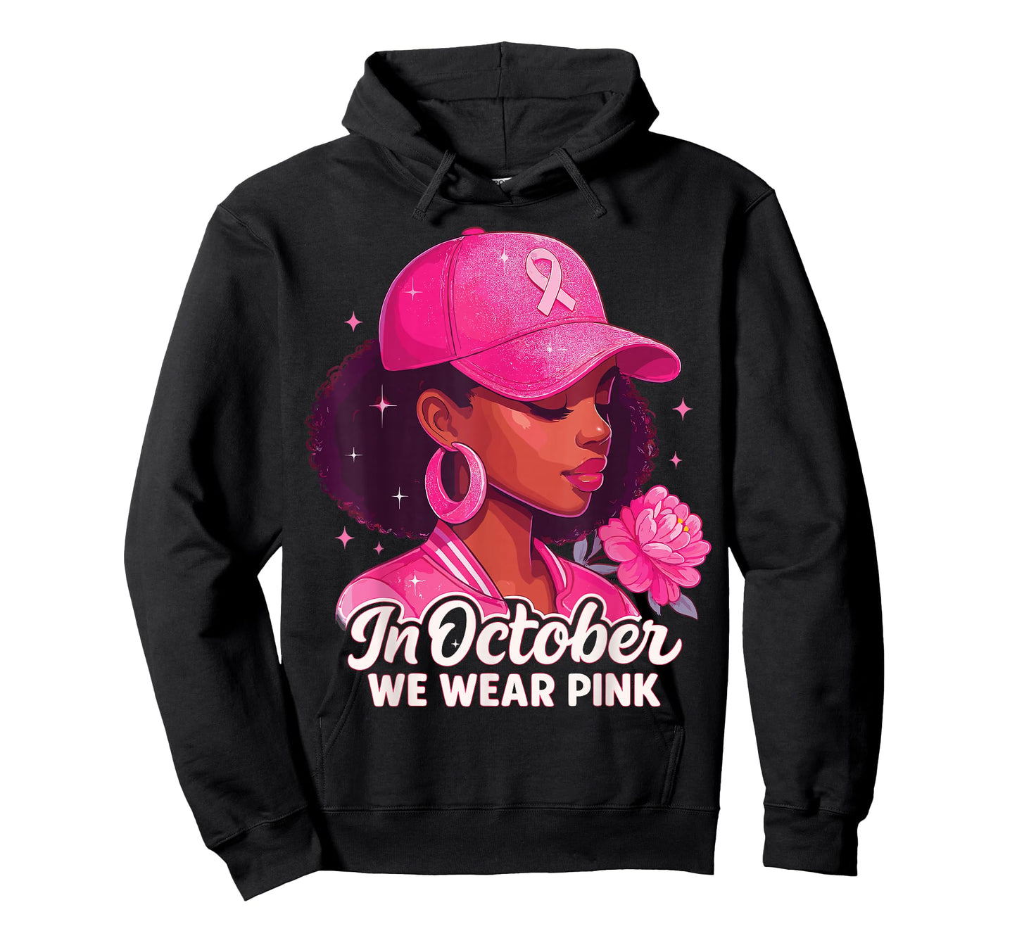 in October we wear Pink Breast Cancer Awareness T-Shirt
