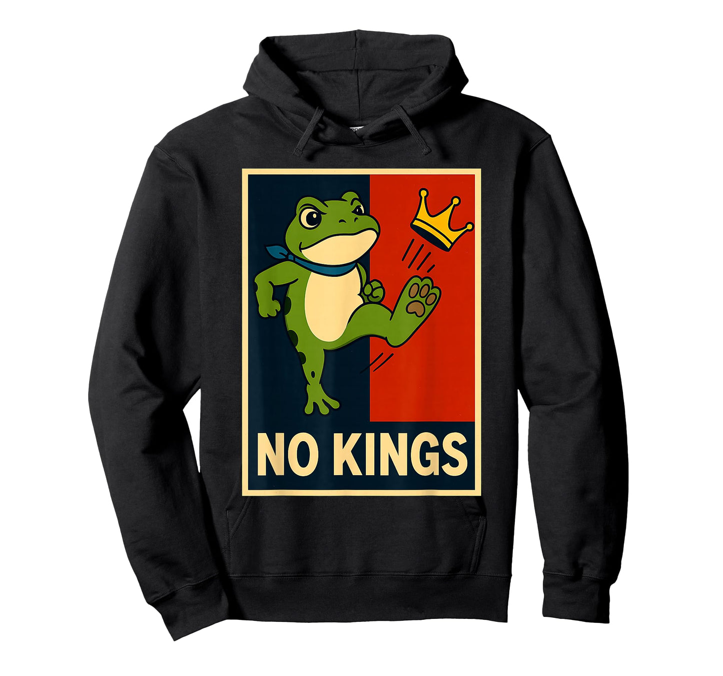 Frog No Kings Shirt Men Women No Kings in America T-Shirt