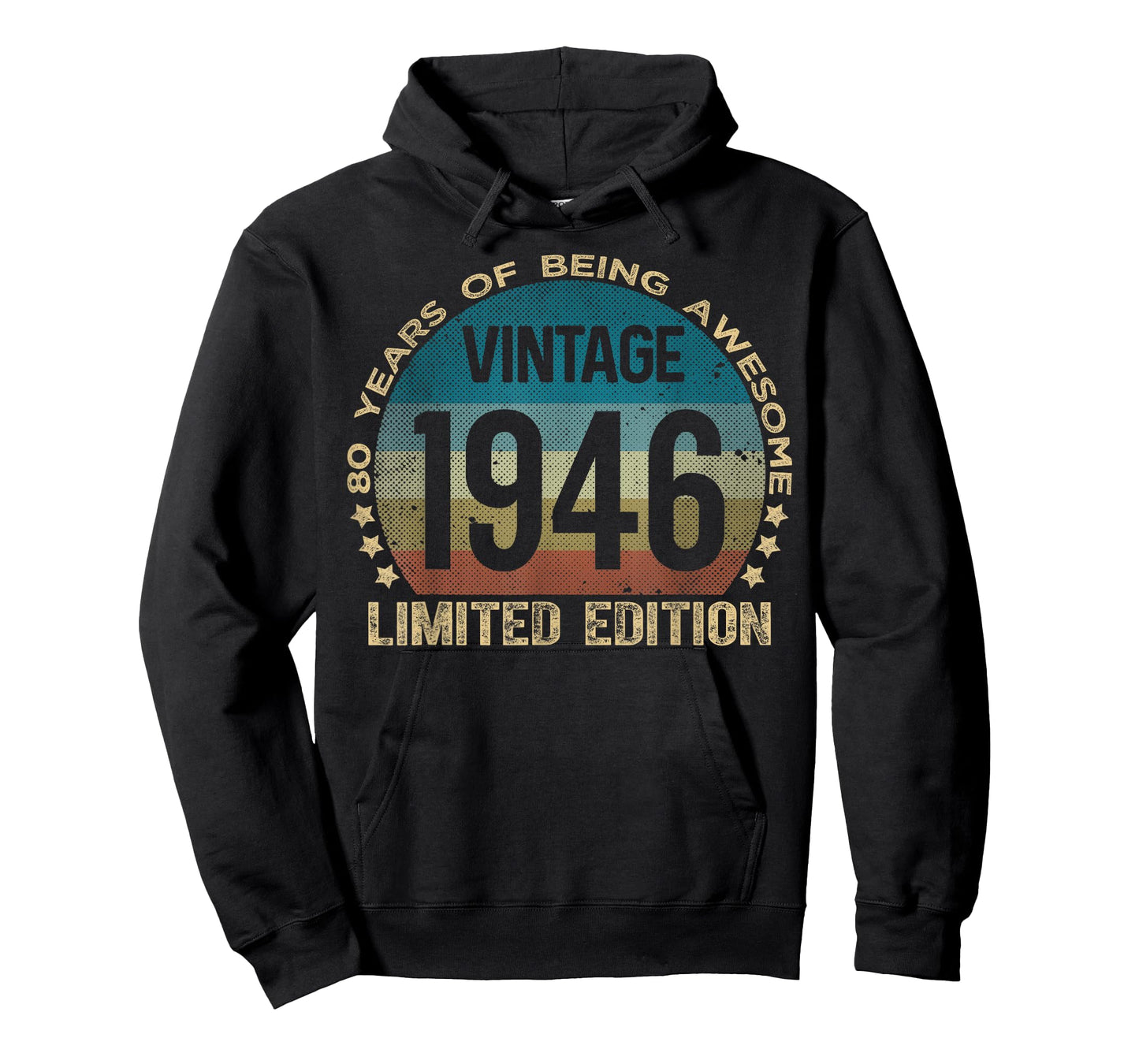 80 Year Old Gifts Vintage 1946 Limited Edition 80th Birthday T-Shirt