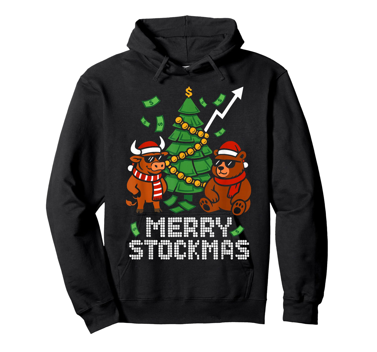 Investor Christmas Men Women Kids Funny Stock Market T-Shirt