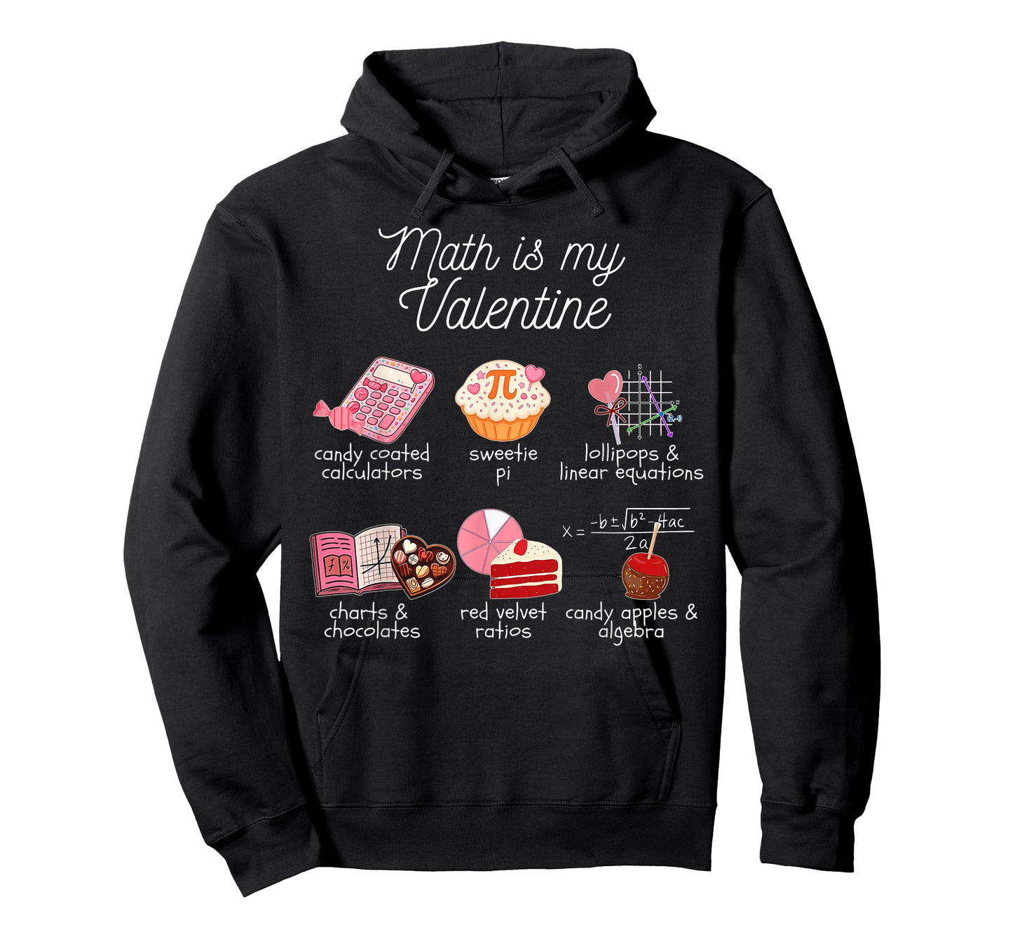 Math is My Valentine Cute Math Teacher Mathematic Valentines T-Shirt