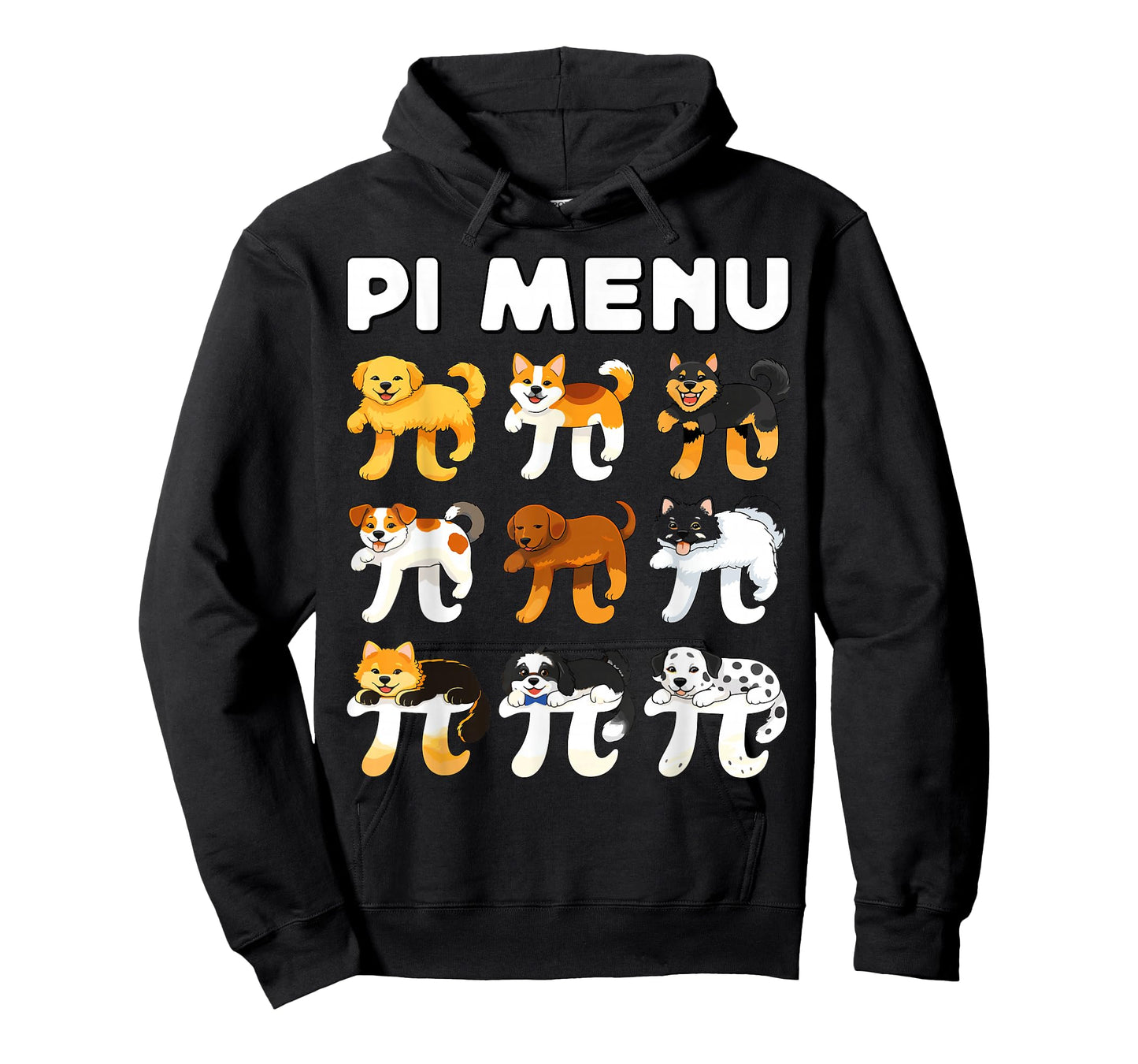 Pi Menu 3.14 Math Teacher Happy Pie Day Teachers Dogs Lover T-Shirt