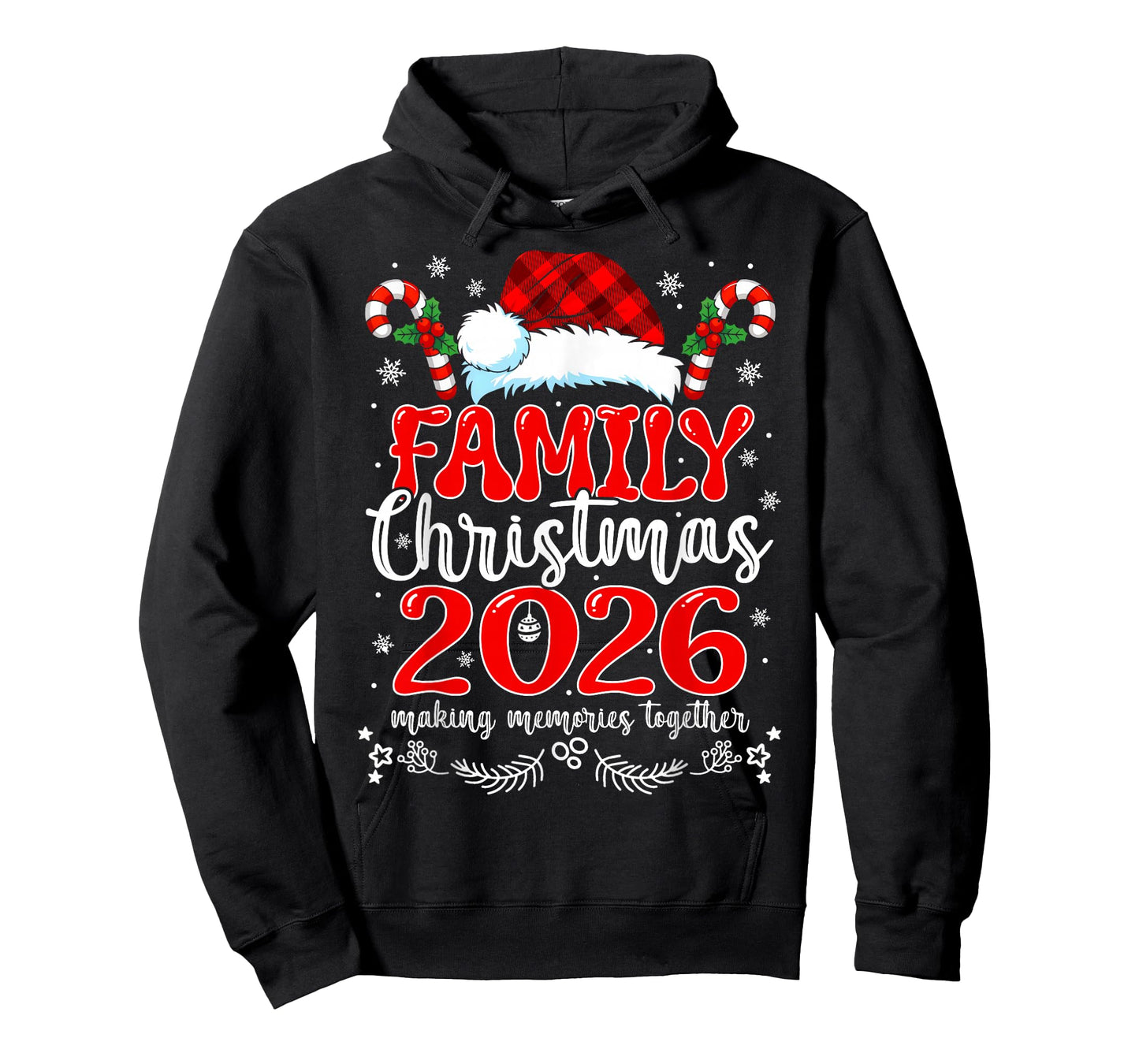 Matching Family Christmas 2026 Pajama Xmas Squad Funny T-Shirt