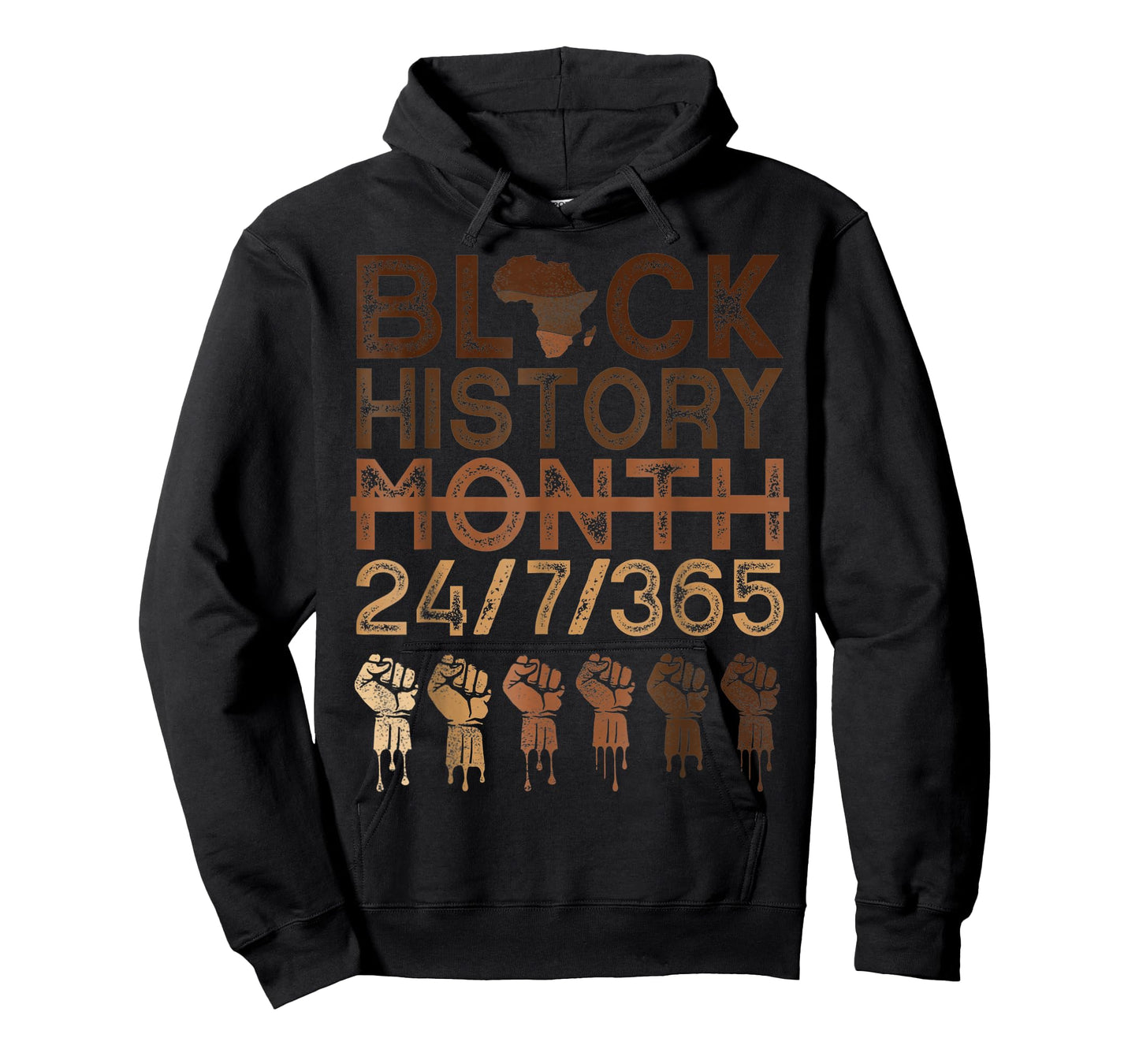 Black History Month 2026 Black History 365 Melanin Pride T-Shirt