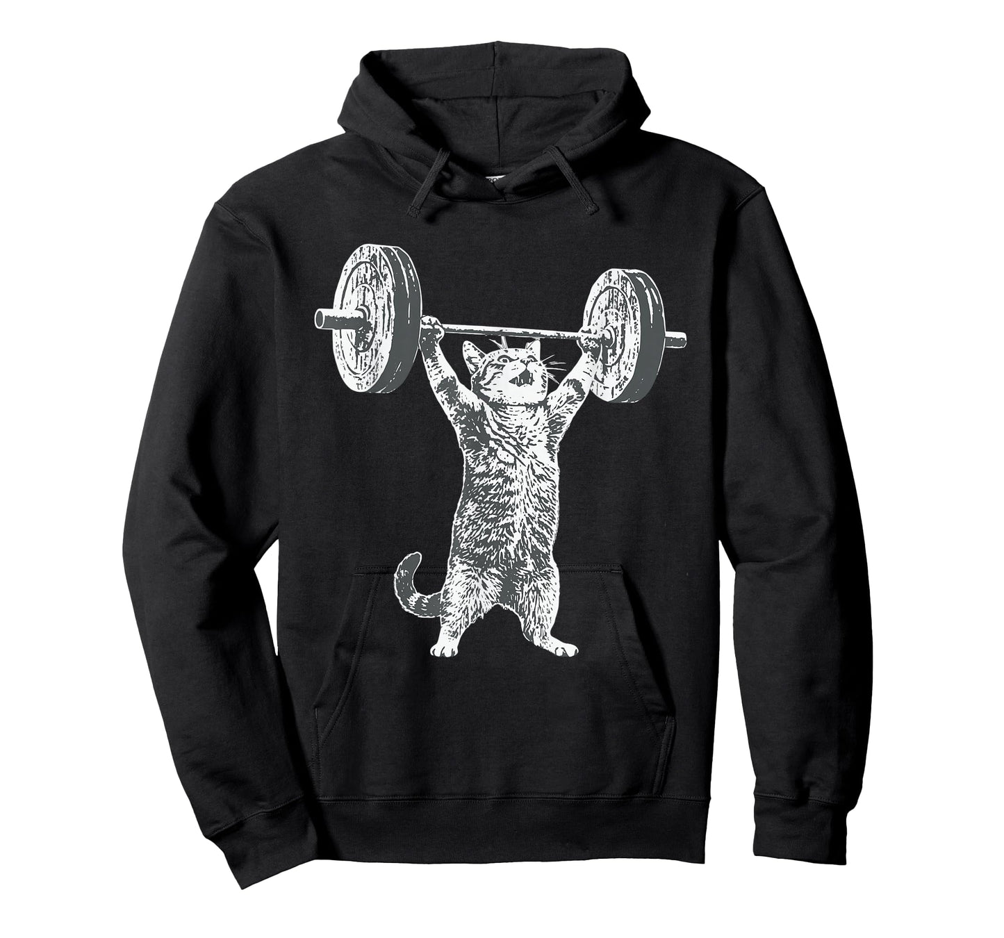 Funny Gym Cat Lifting Kitten Deadlift Workout Meme Cat Lover T-Shirt