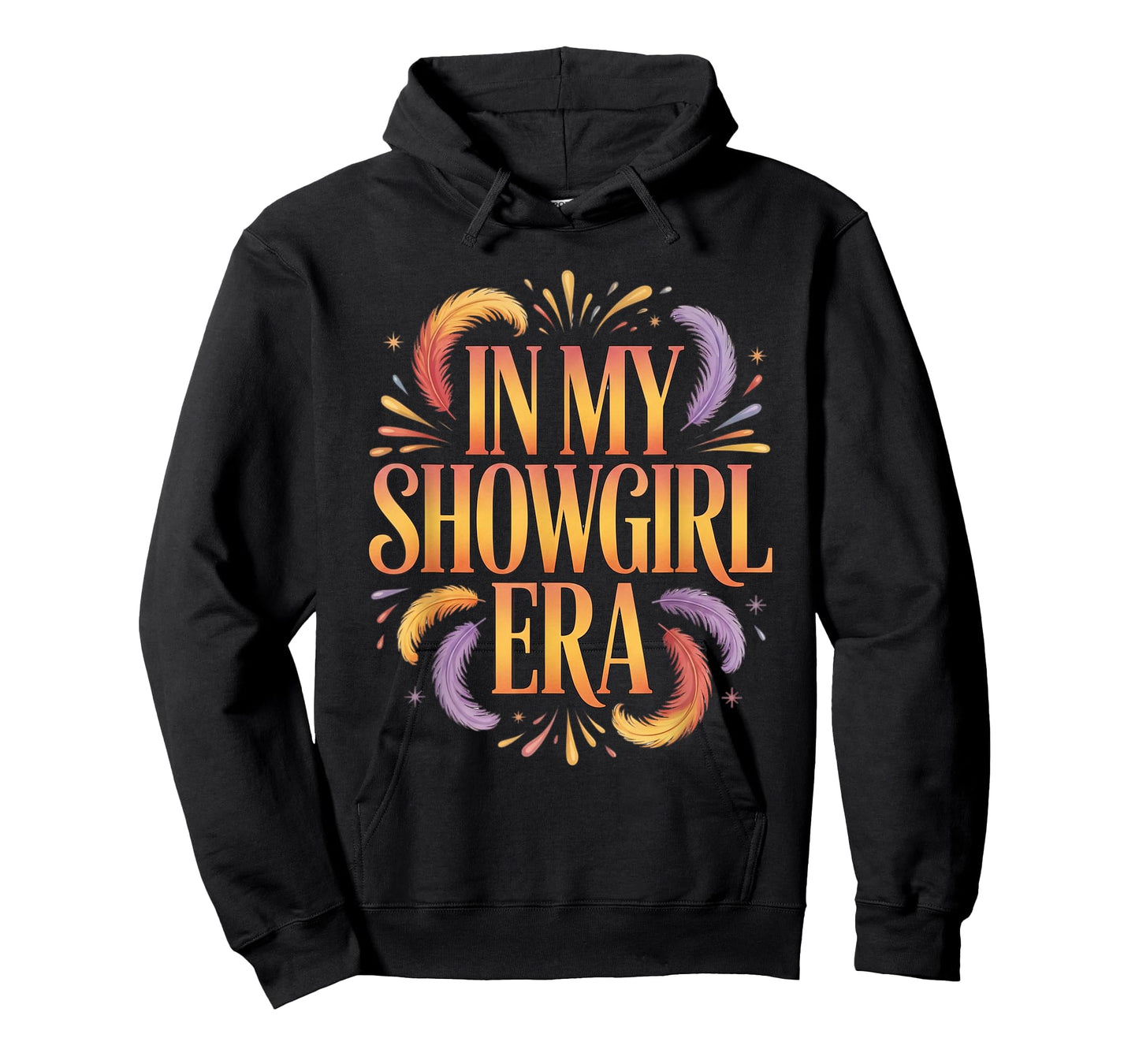 in My Showgirl Era Feather Sparkle Retro Style T-Shirt