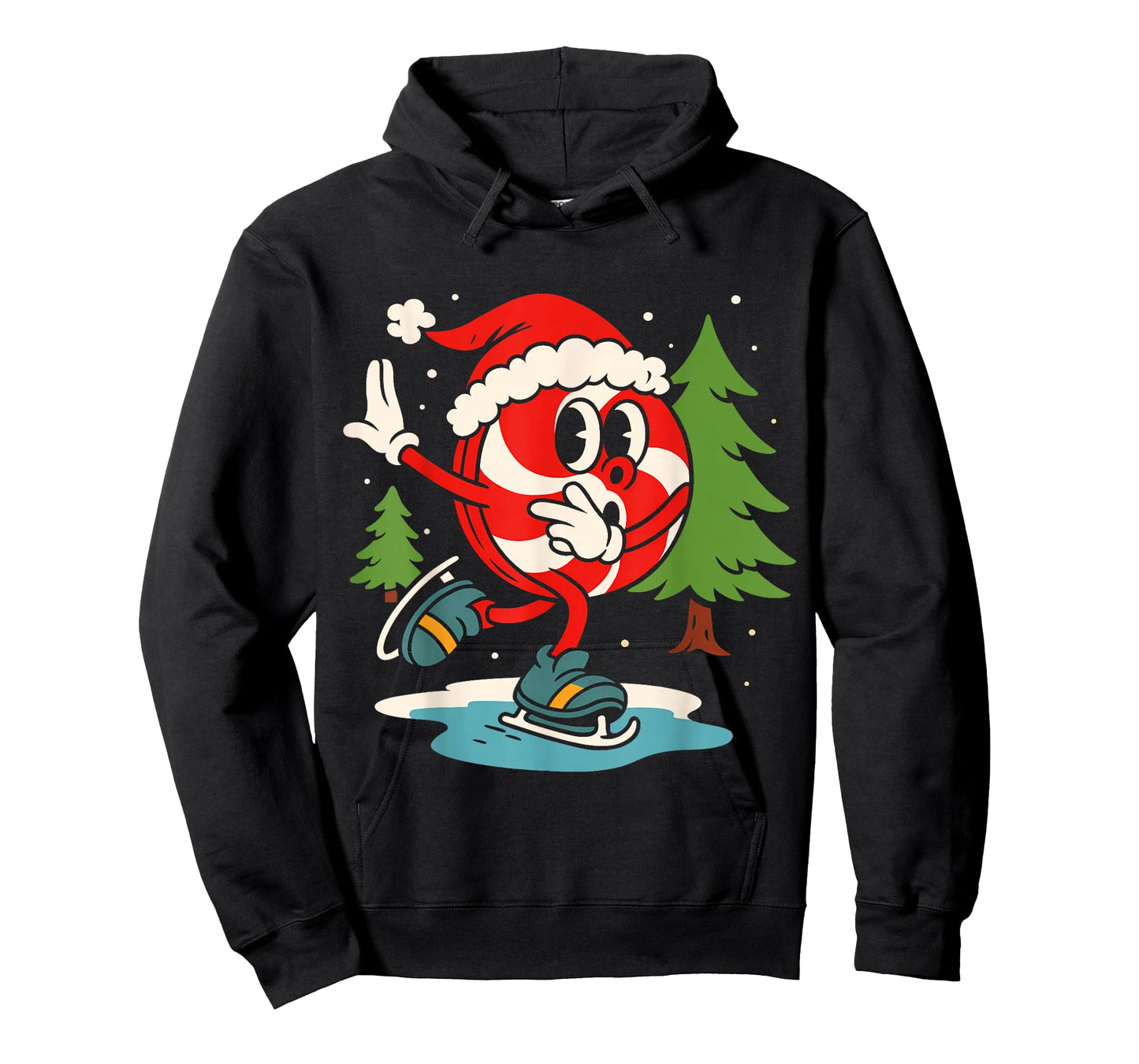 Christmas Peppermint Candy Cane Kids Boy Girl Funny Xmas Pjs T-Shirt