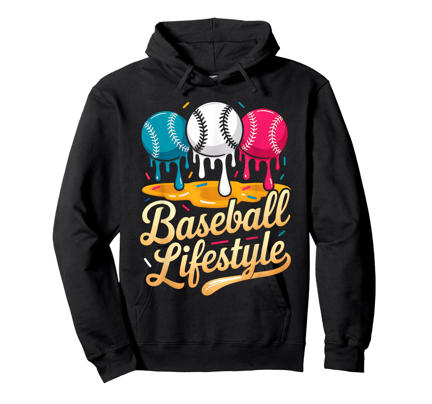 Baseball Lifestyle 101 Apparel Youth Baseball Drip Icecream T-Shirt