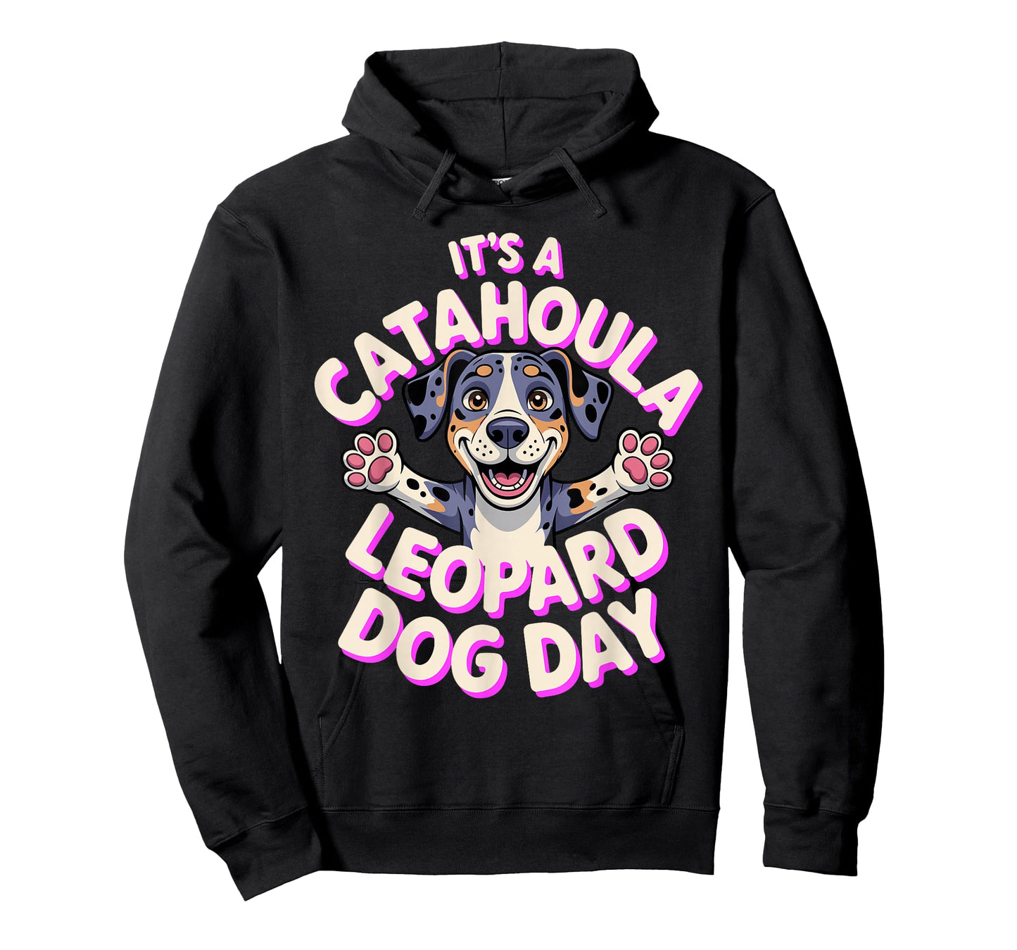 It's a Catahoula Leopard Dog Day Cute Cartoon Pet Dog Breed T-Shirt