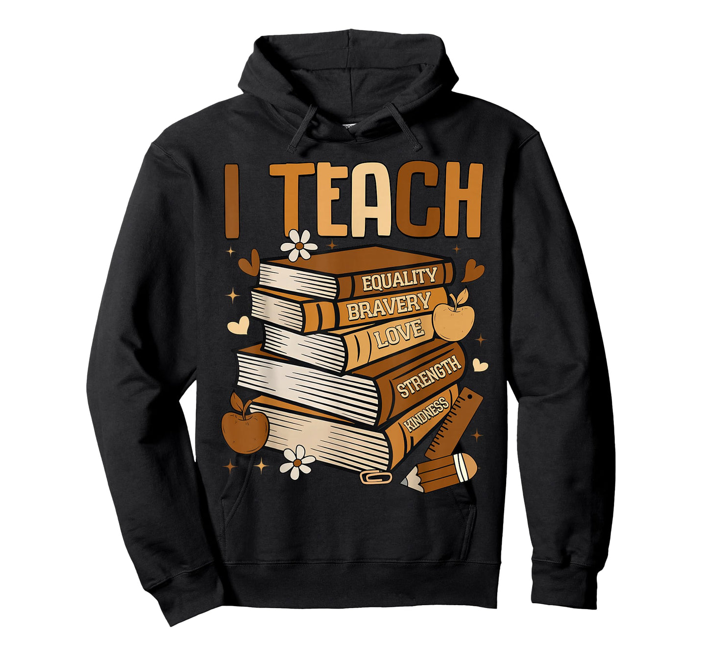 Black History Month I Teach Melanin Book Black Teacher T-Shirt