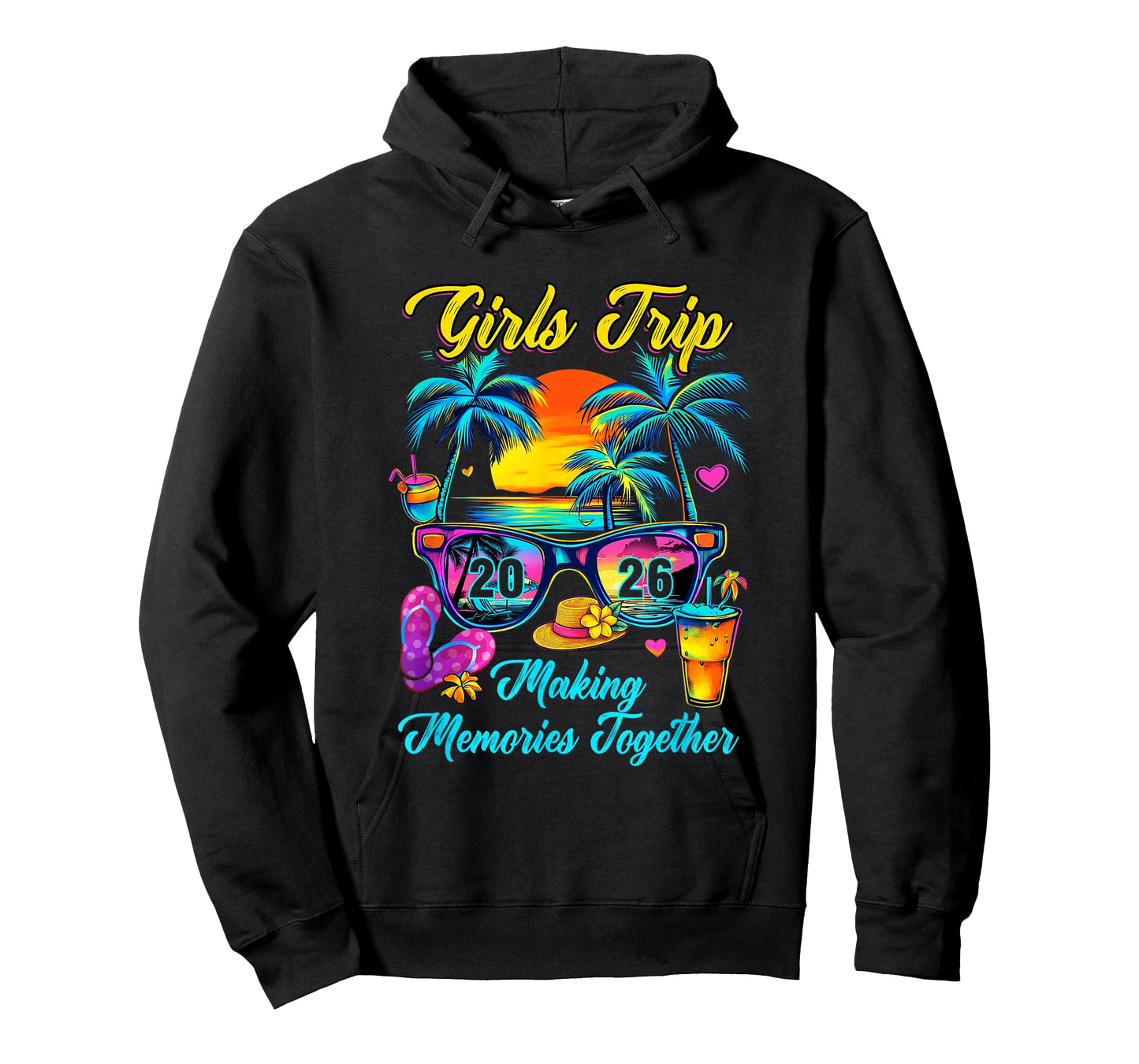 Girls Trip 2026 Making Memories Matching Vacation 2026 T-Shirt