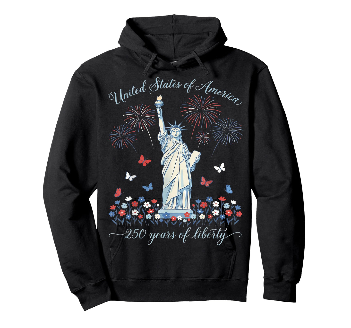 United States of America 250th Anniversary Women 4th of July T-Shirt