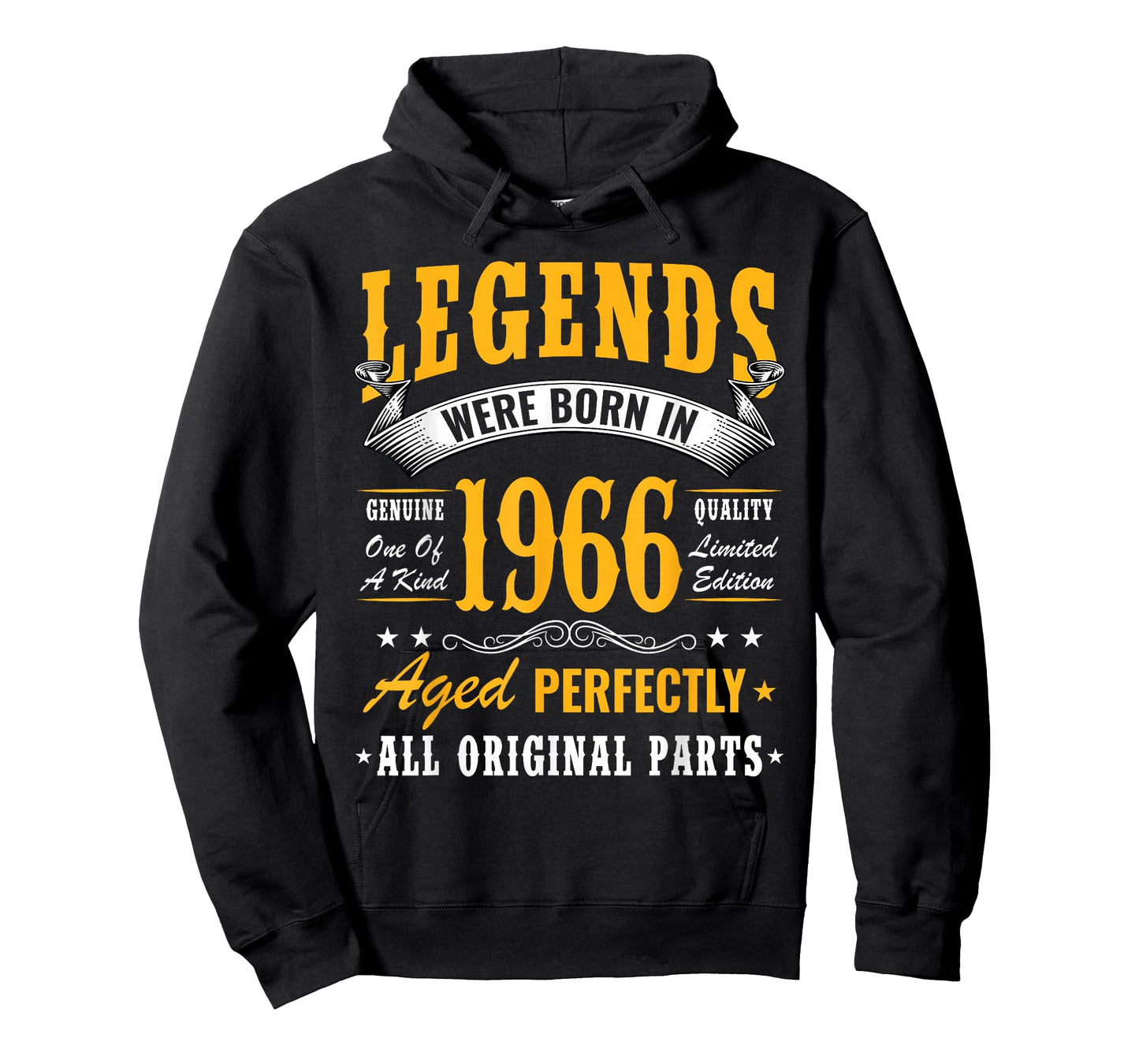 Vintage 60 Birthday Shirt for Men Legends were Born in 1966 T-Shirt