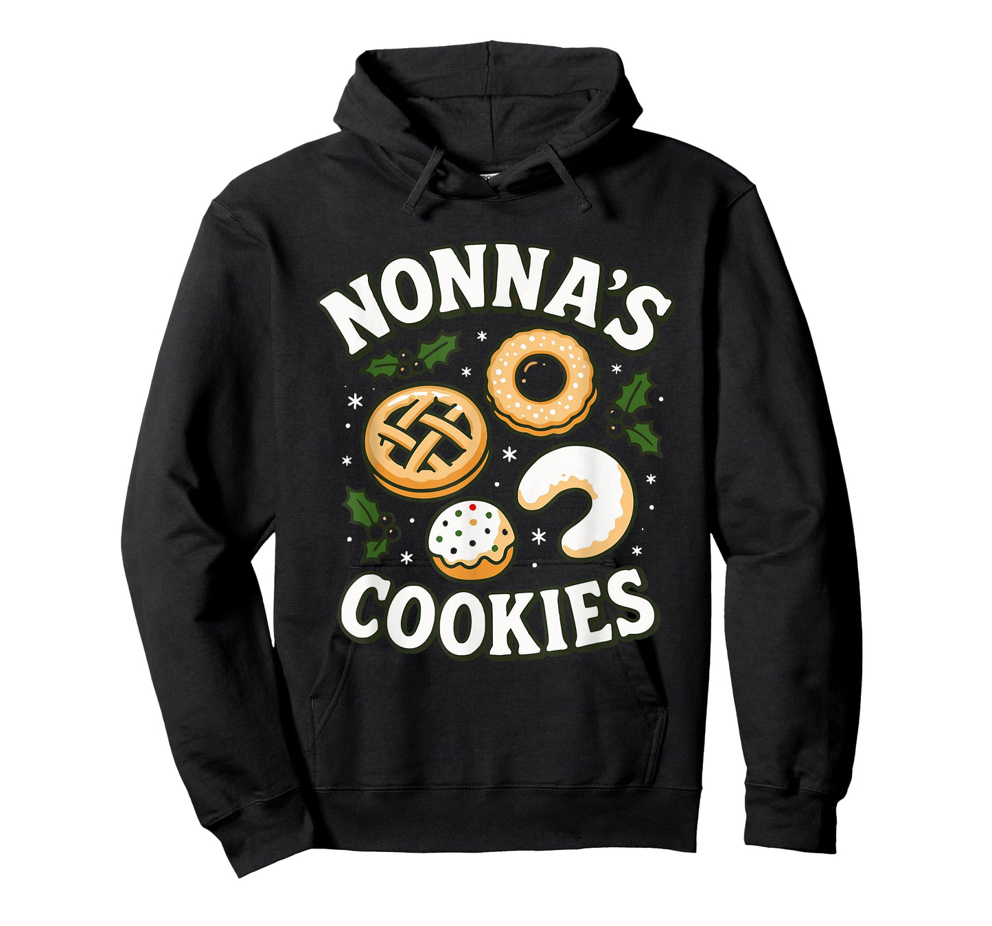 Nonna's Cookies Italian Christmas Festive Holiday Baking T-Shirt