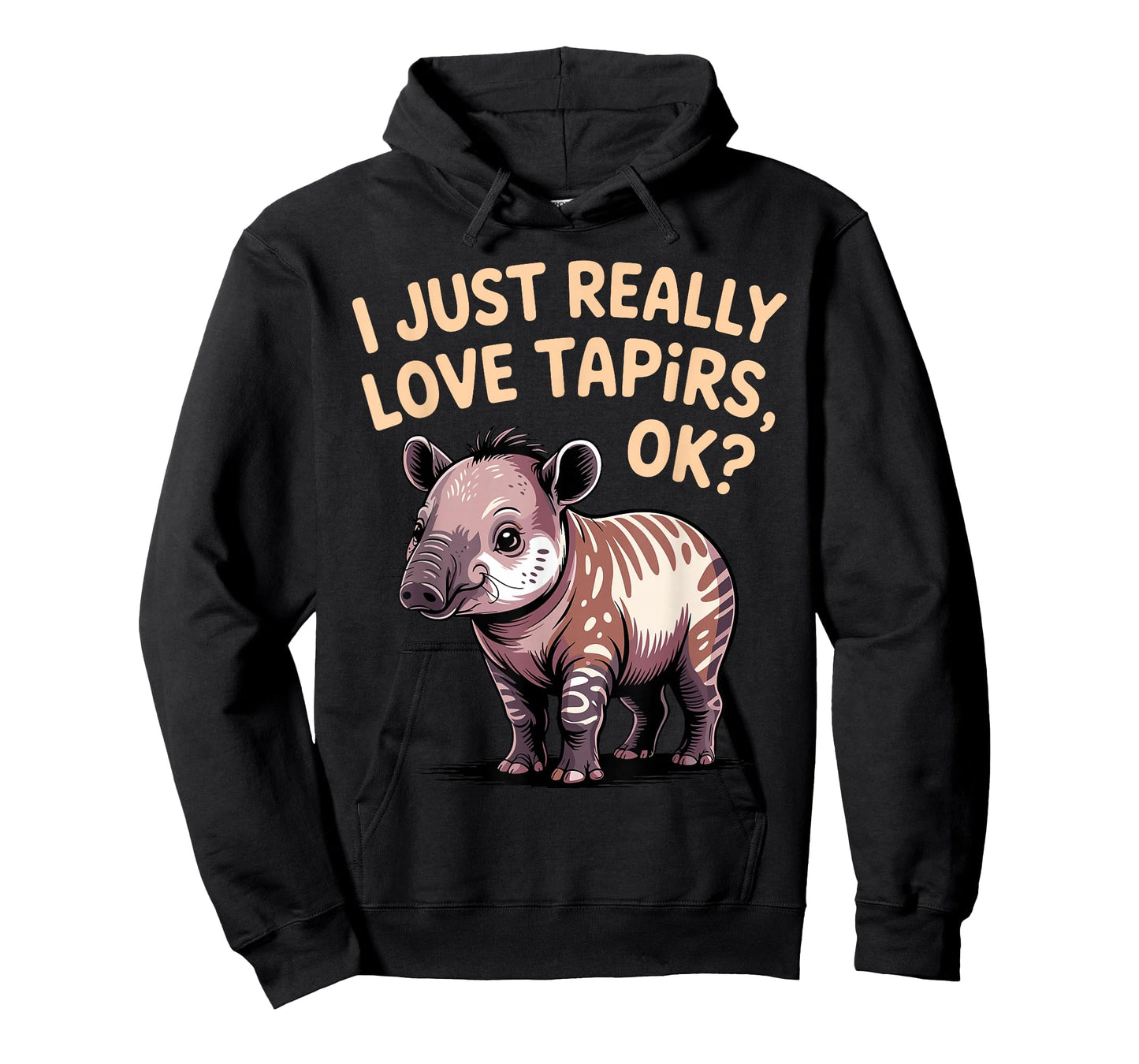 Funny Tapir Art for Men Women Zoo Animal Zookeeper Tapir T-Shirt
