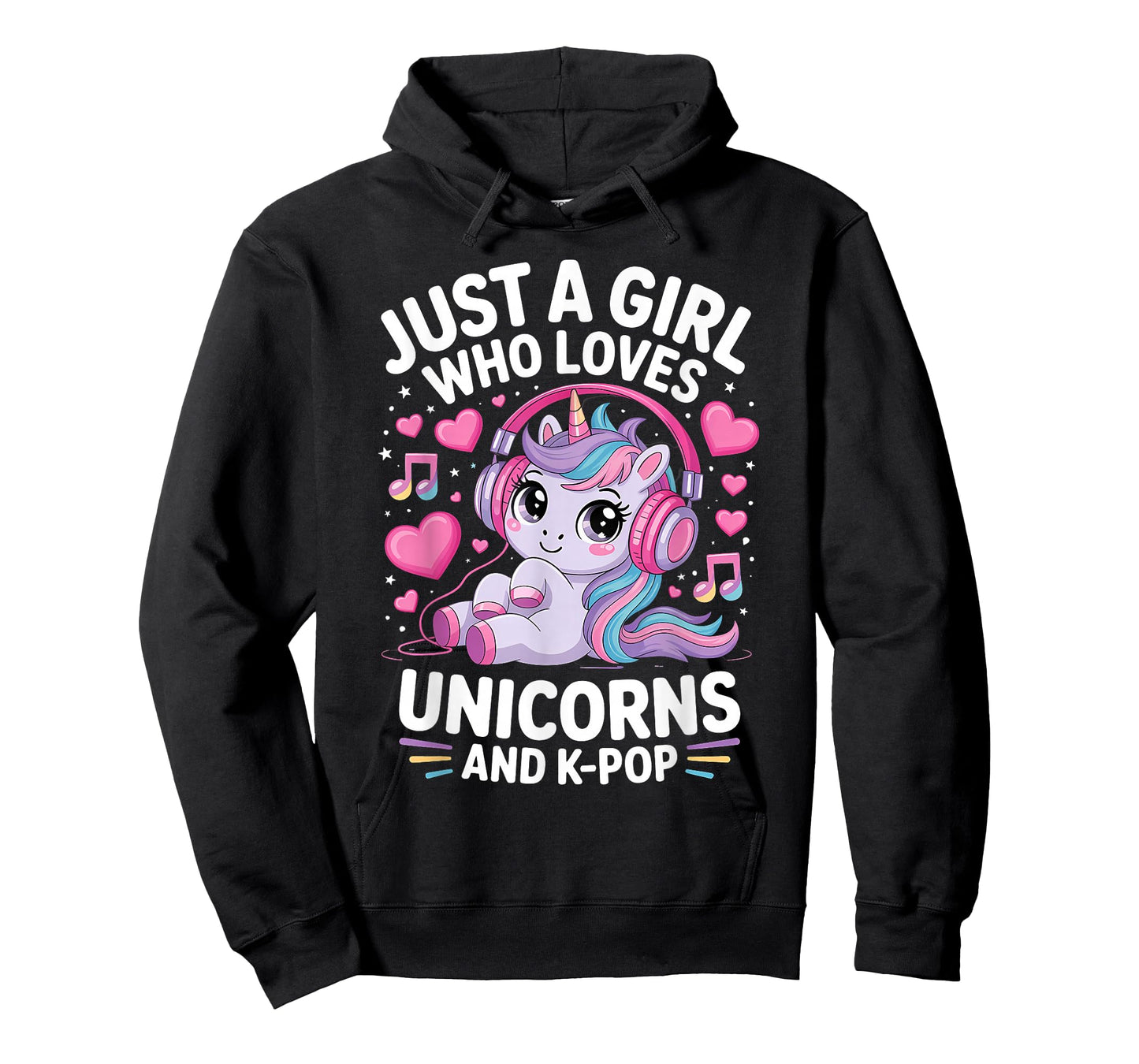 Just A Girl Who Loves K-Pop Unicorns Girl K Pop Kpop T-Shirt