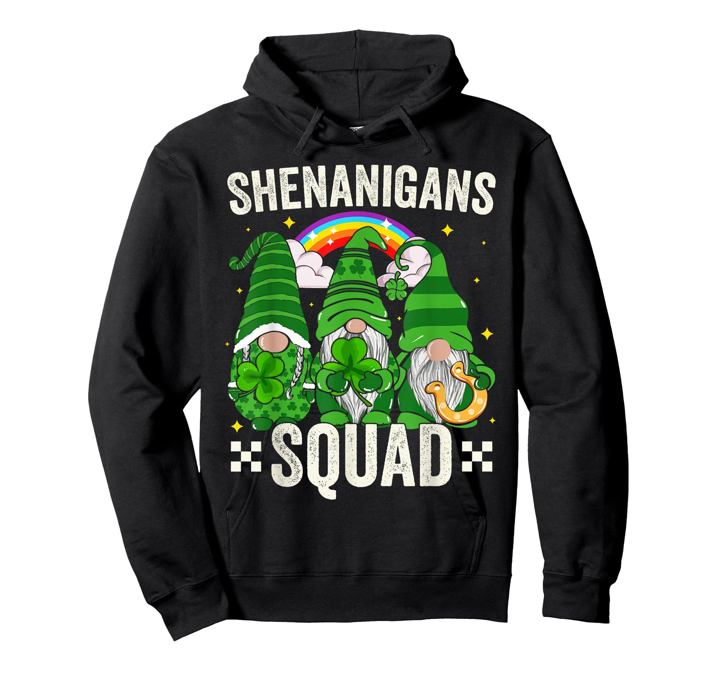 St Patricks Day Gnomes Women Shenanigans Squad Saint Pattys T-Shirt