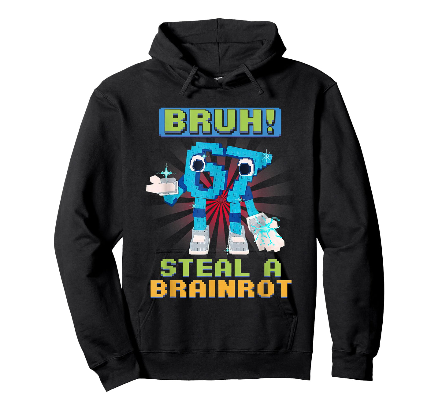 Funny Pixel Meme Bruh 67 Steal a Brainrot T-Shirt