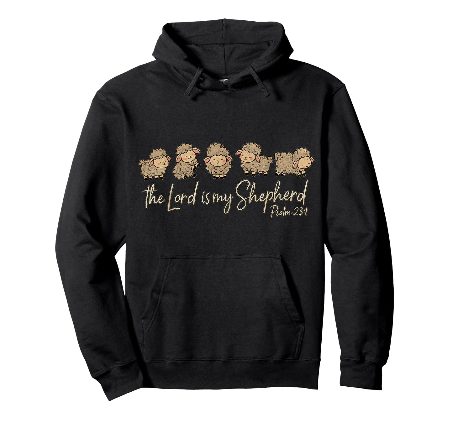 Cute Psalm 23:1 Sheep The Lord is My Shepherd T-Shirt