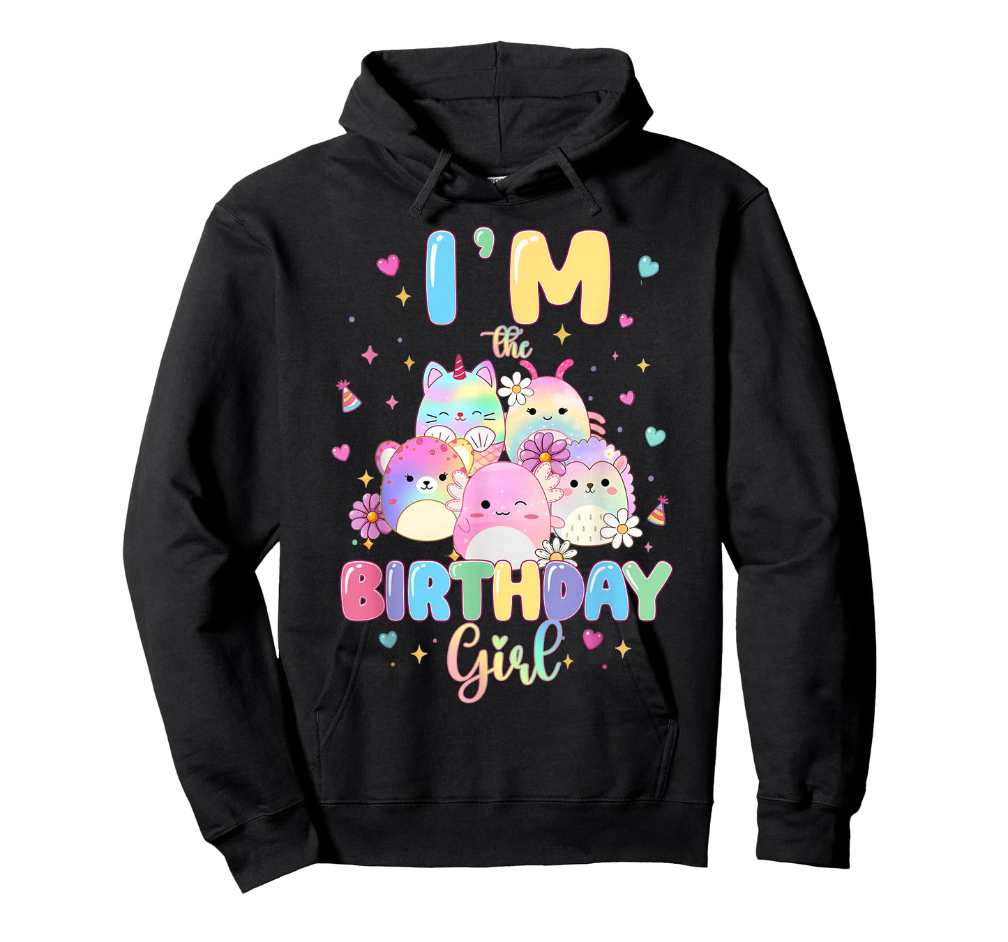 I'm The Birthday Girl Squish Squad Birthday Party Girls Kids T-Shirt
