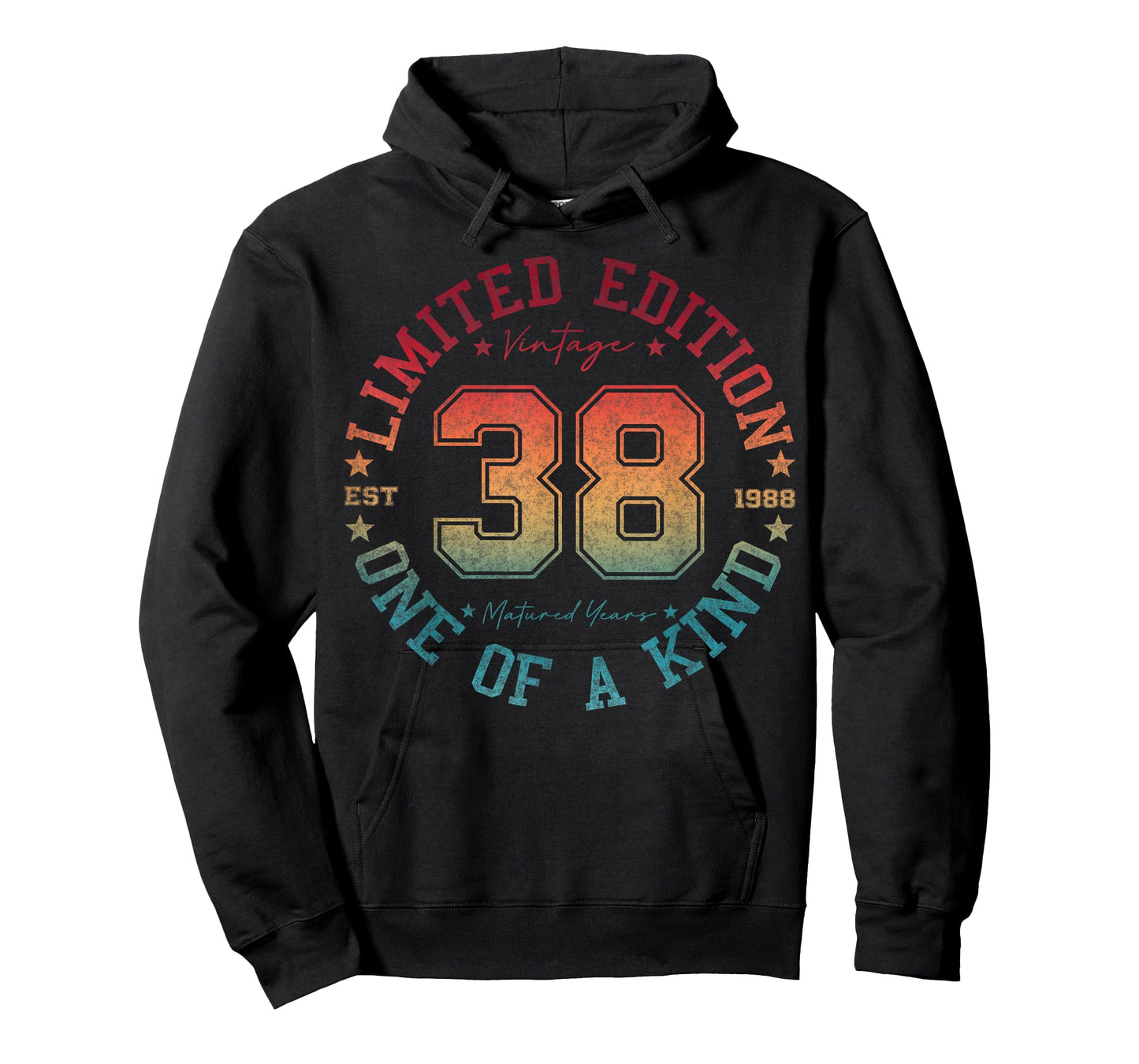 38 Year Old Gifts Vintage 1988 Limited Edition 38th Birthday T-Shirt