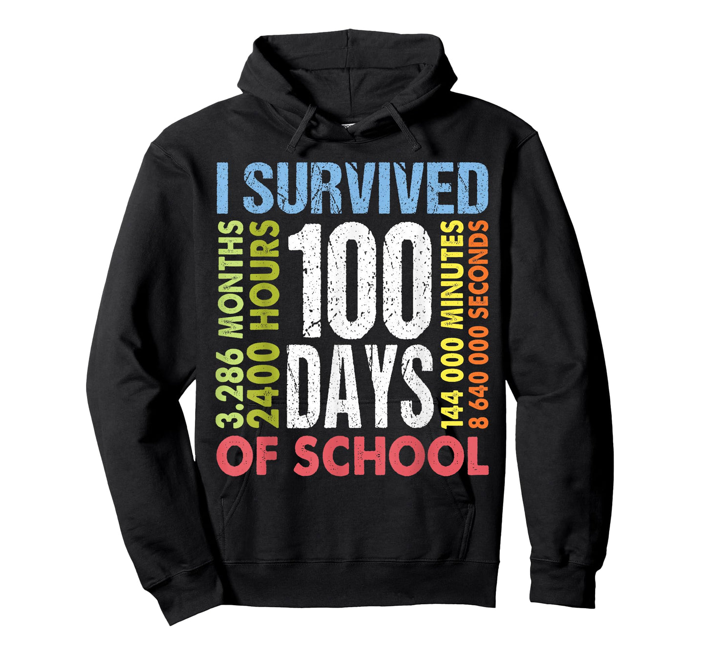 Funny I Survived 100 Days of School Boys Girls Teachers T-Shirt