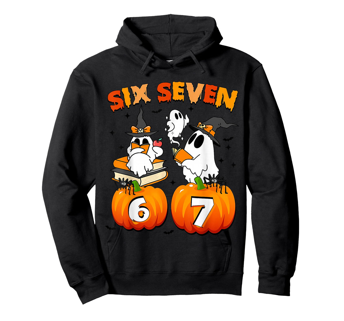 Haunted by 67 - Funny Boo Ghost Pumpkin Halloween Teacher T-Shirt