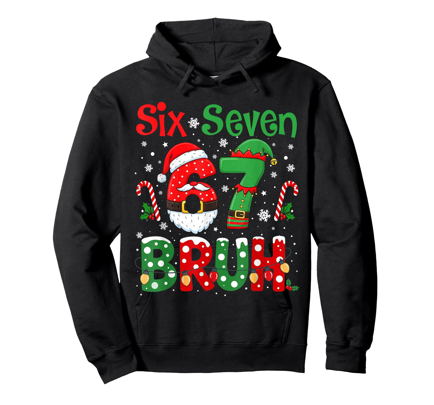 67 Six Seven Burh Funny Christmas 6 7 Meme Men Women Kids T-Shirt