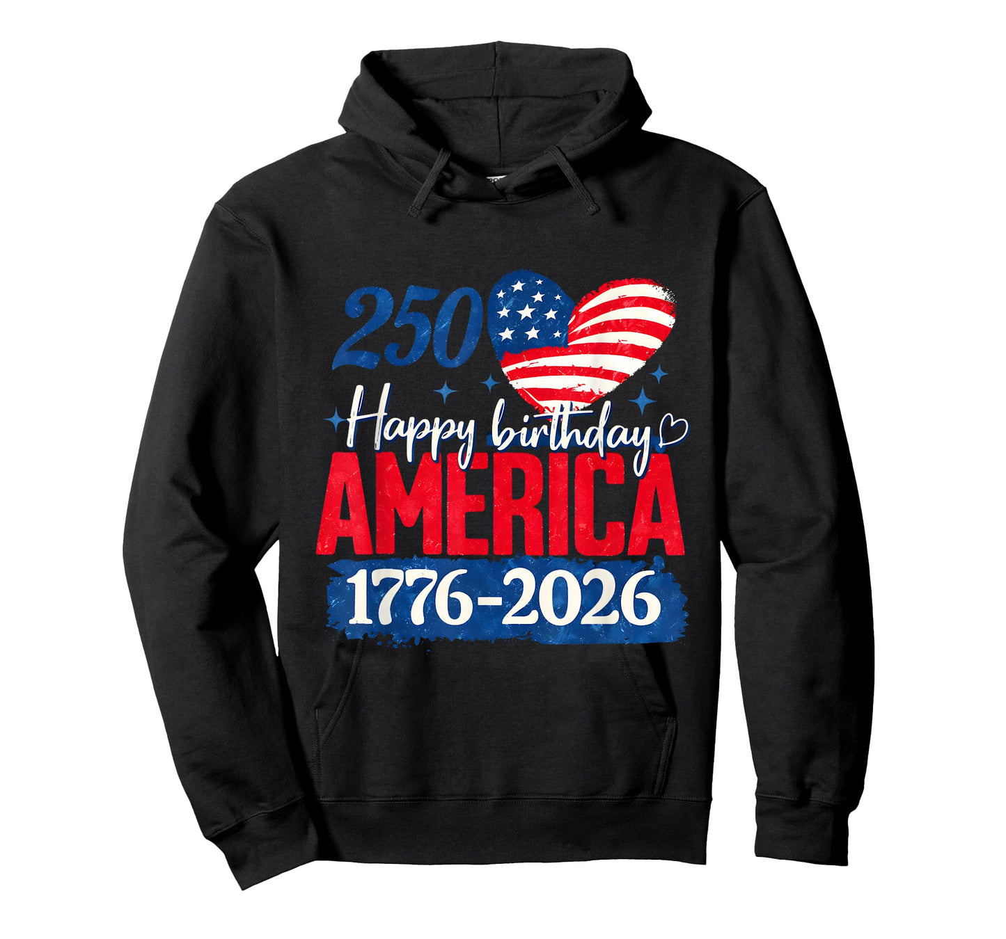 250 Years Happy Birthday America 1776-2026 T-Shirt