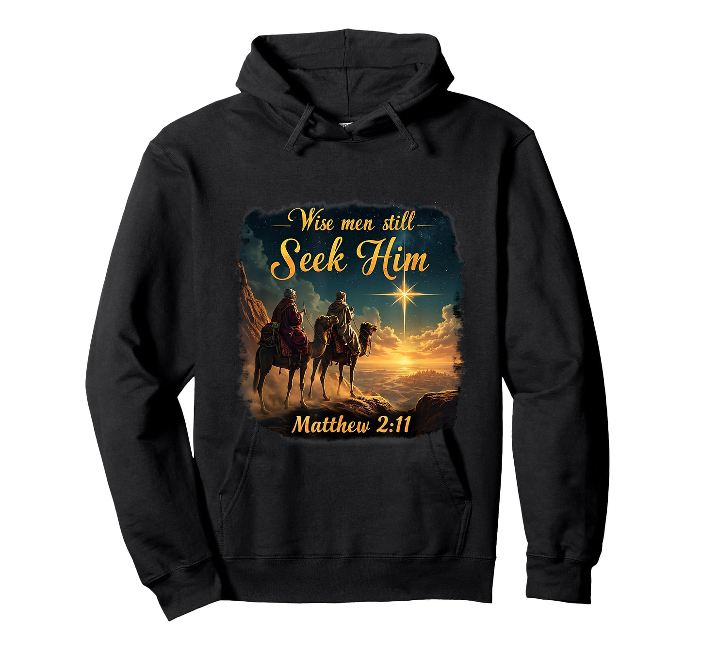 Vintage Wise Men Still Seek Him Jesus 3 Kings Christmas T-Shirt