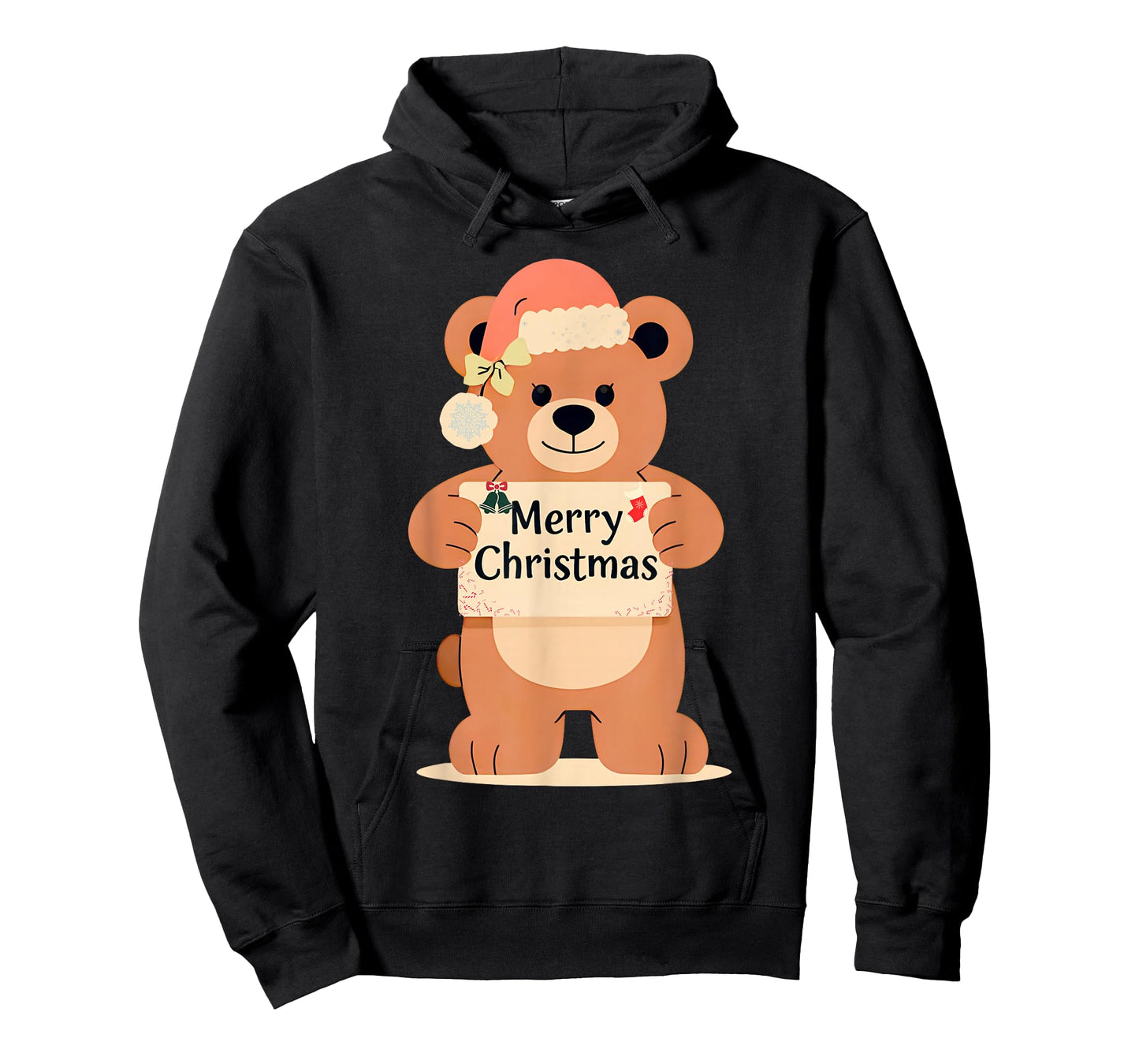 Cute Christmas Teddy Bear Design T-Shirt