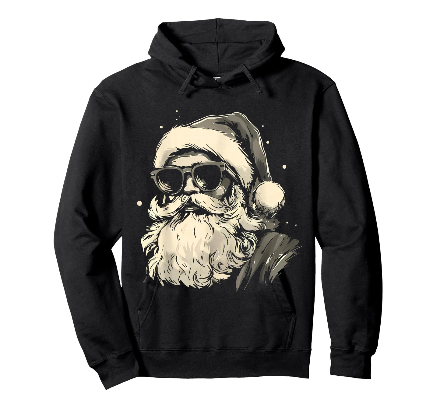 Cool Santa Claus Face Retro Sunglasses Christmas Men Boys T-Shirt