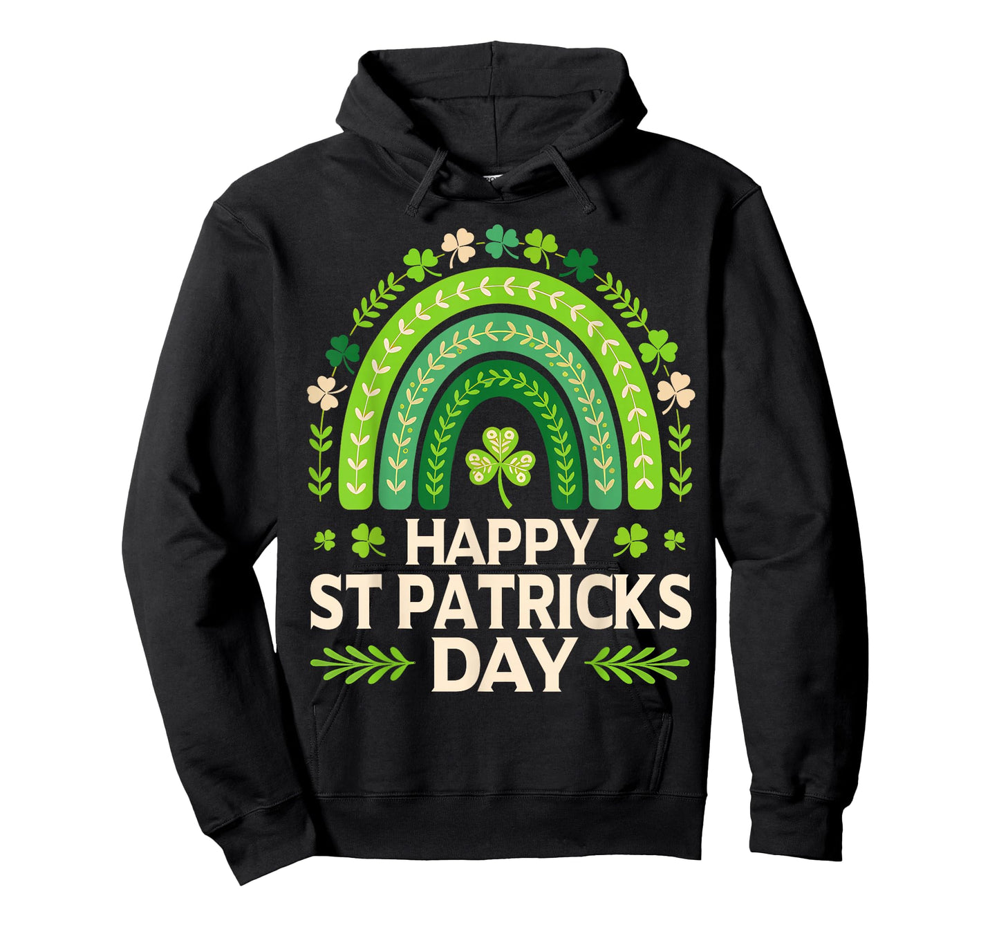 Rainbow Happy St Patricks Day Irish Shamrock Lucky Men Women T-Shirt