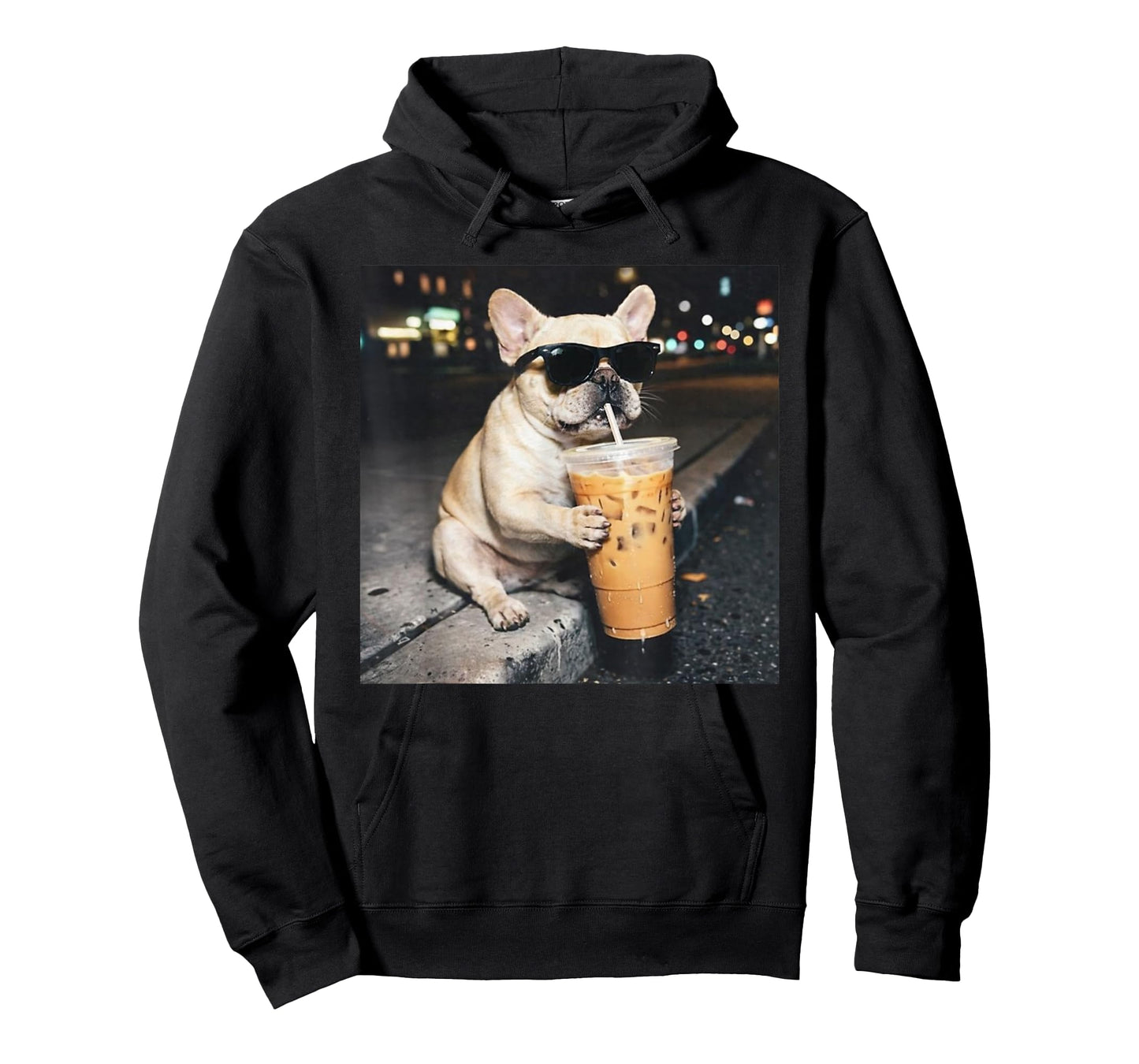 French Bulldog Iced Coffee T-Shirt