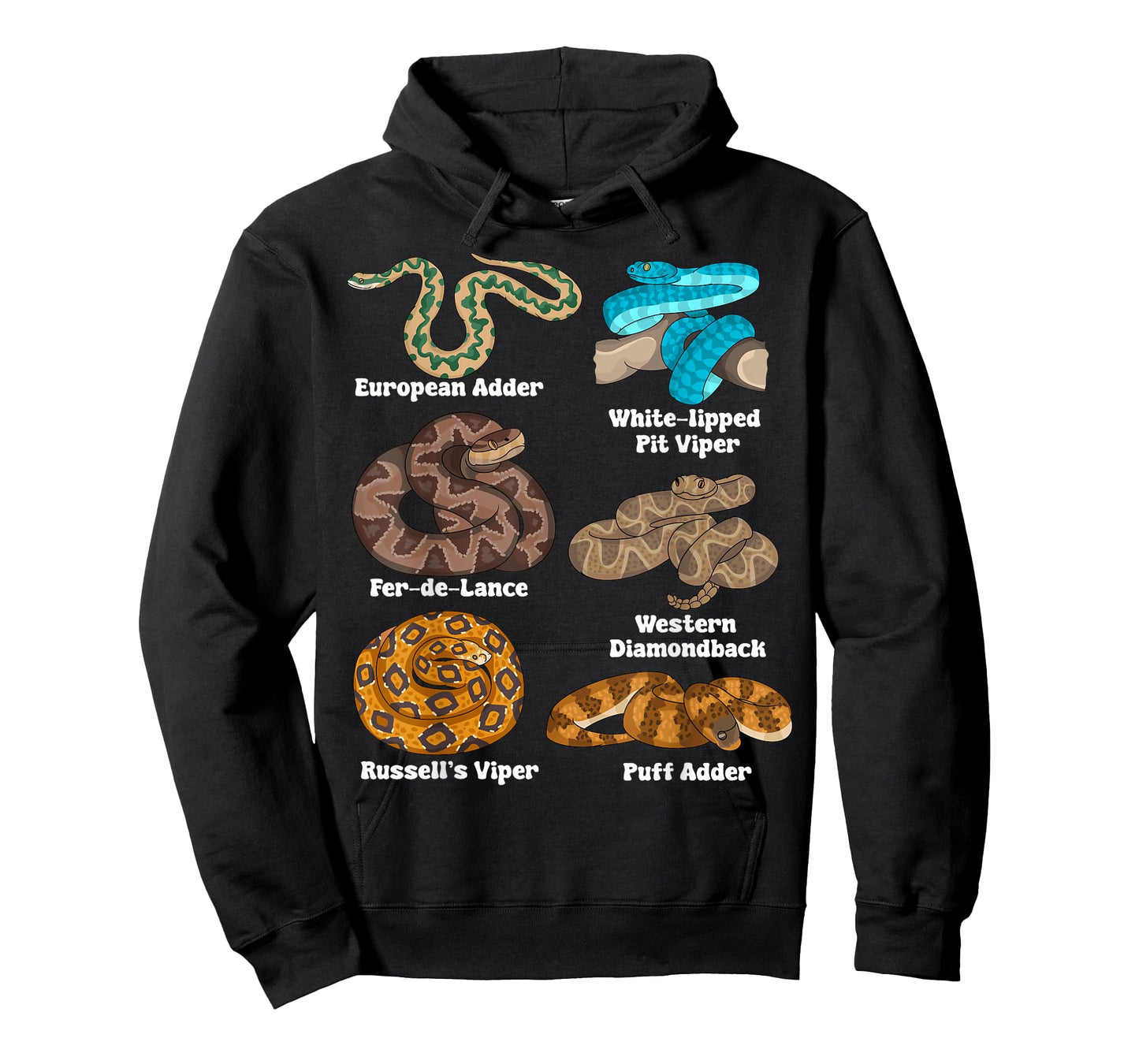 Snake Lover Kids Herpetologist Boys Species Snakes T-Shirt