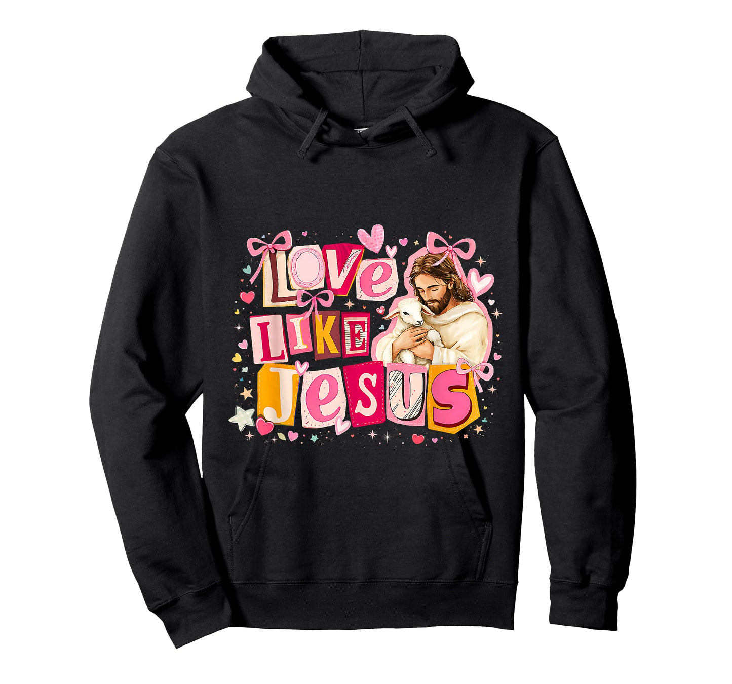 Religious Christian Jesus Loves Me God Valentine Coquette T-Shirt