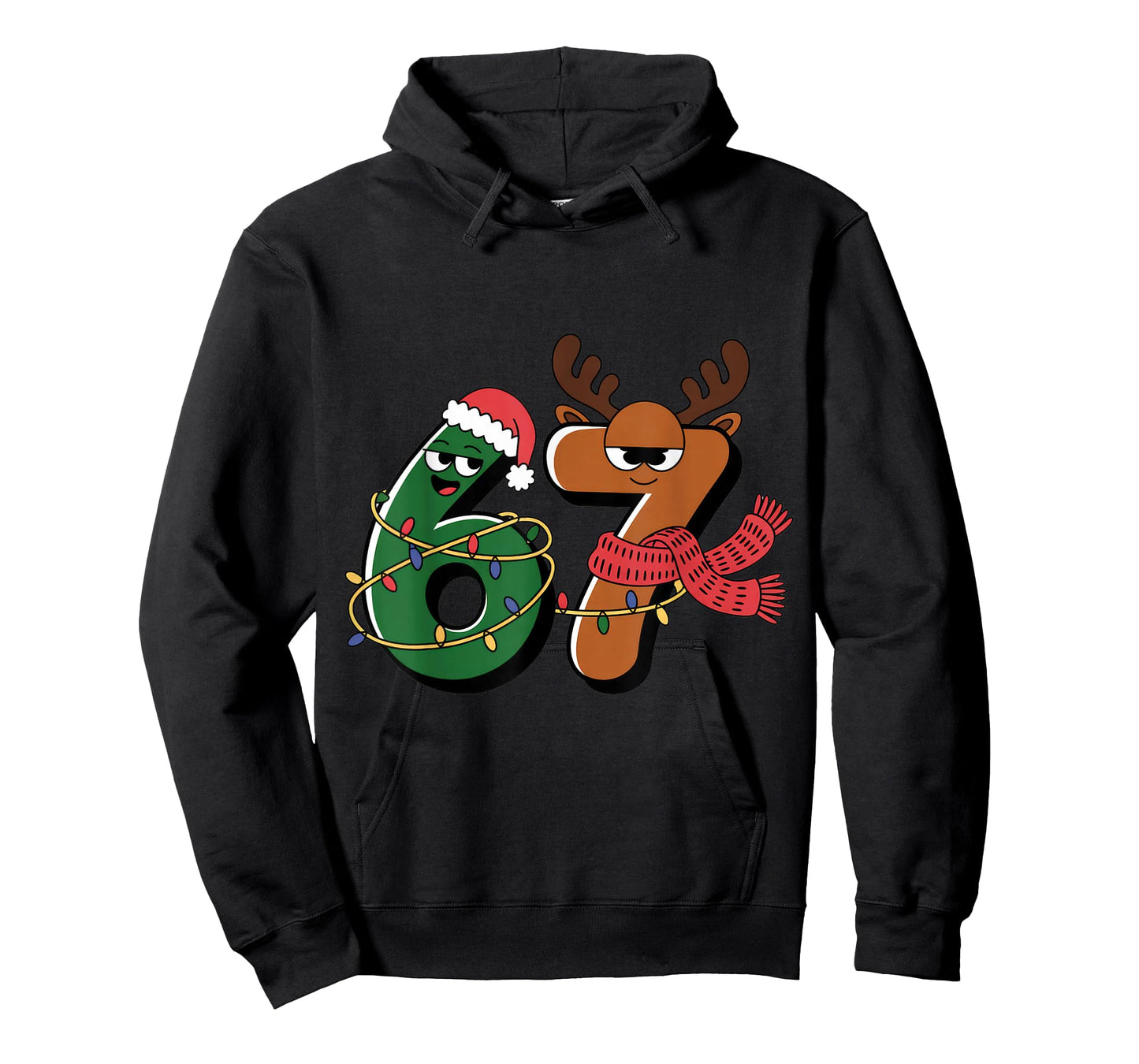 Funny Christmas Six Seven 67 Meme 6 7, Holiday Pajamas Kids T-Shirt