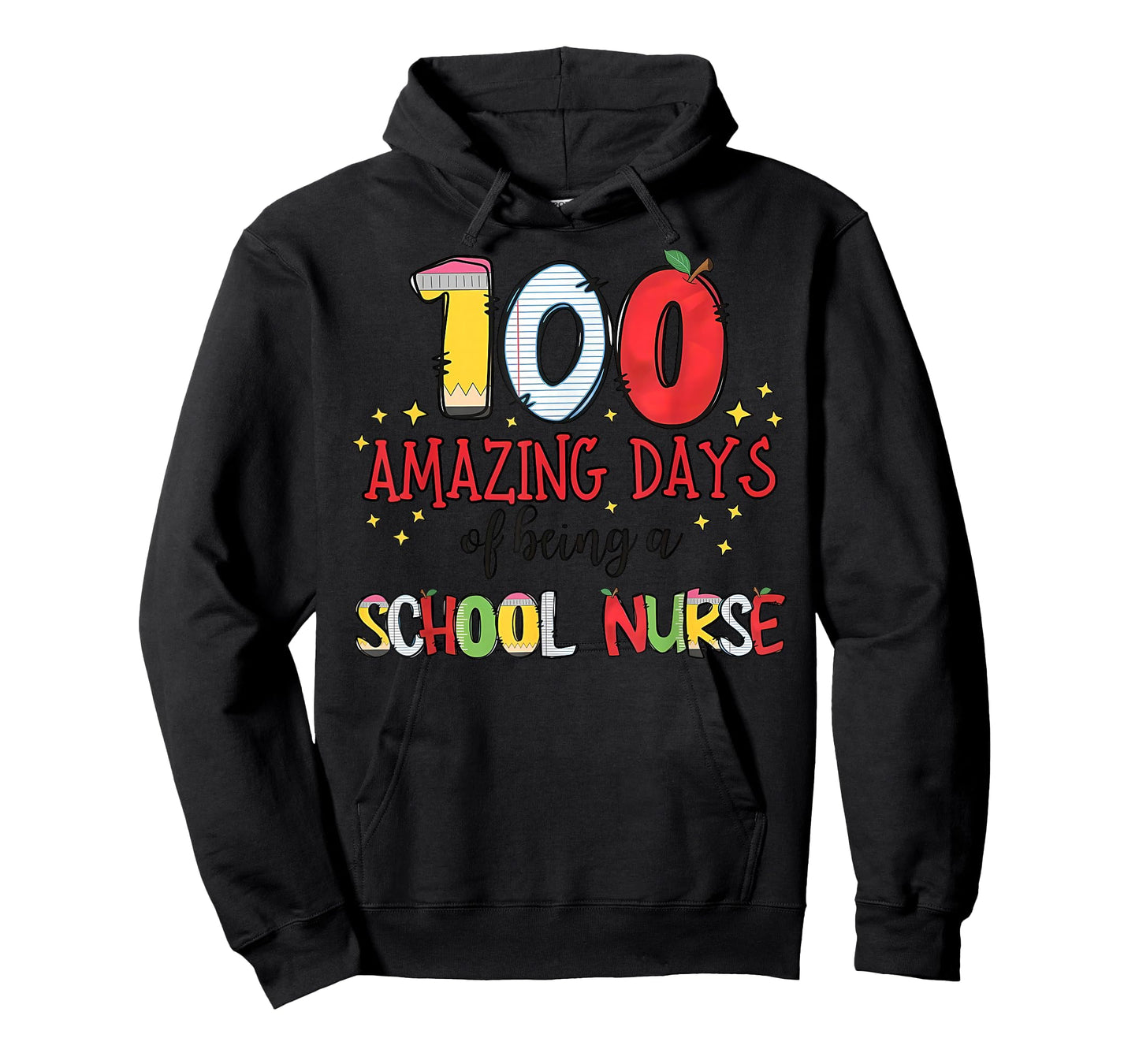 100 Days of Nurse Nursing School 100 Days of School T-Shirt