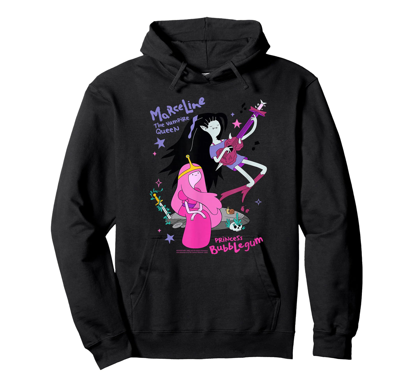Adventure Time Marceline & Princess Bubblegum Cute Cartoon T-Shirt